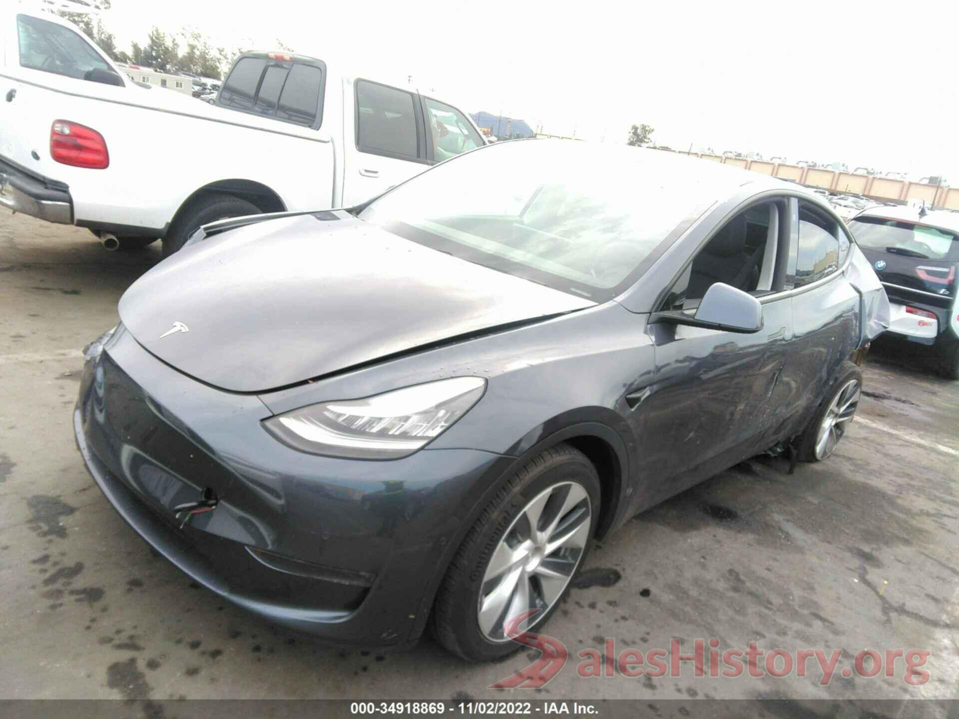 5YJYGDEEXMF083602 2021 TESLA MODEL Y