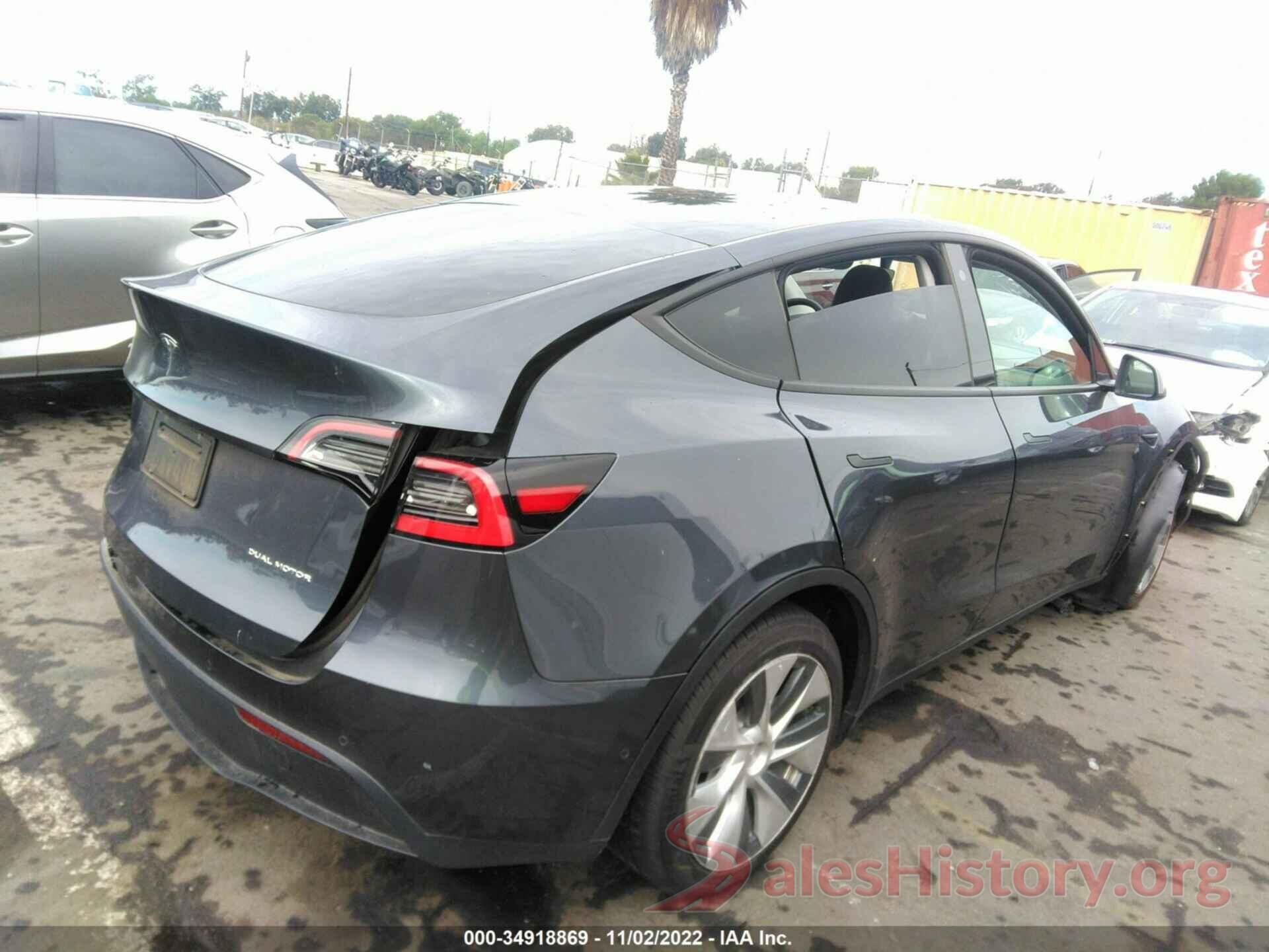 5YJYGDEEXMF083602 2021 TESLA MODEL Y