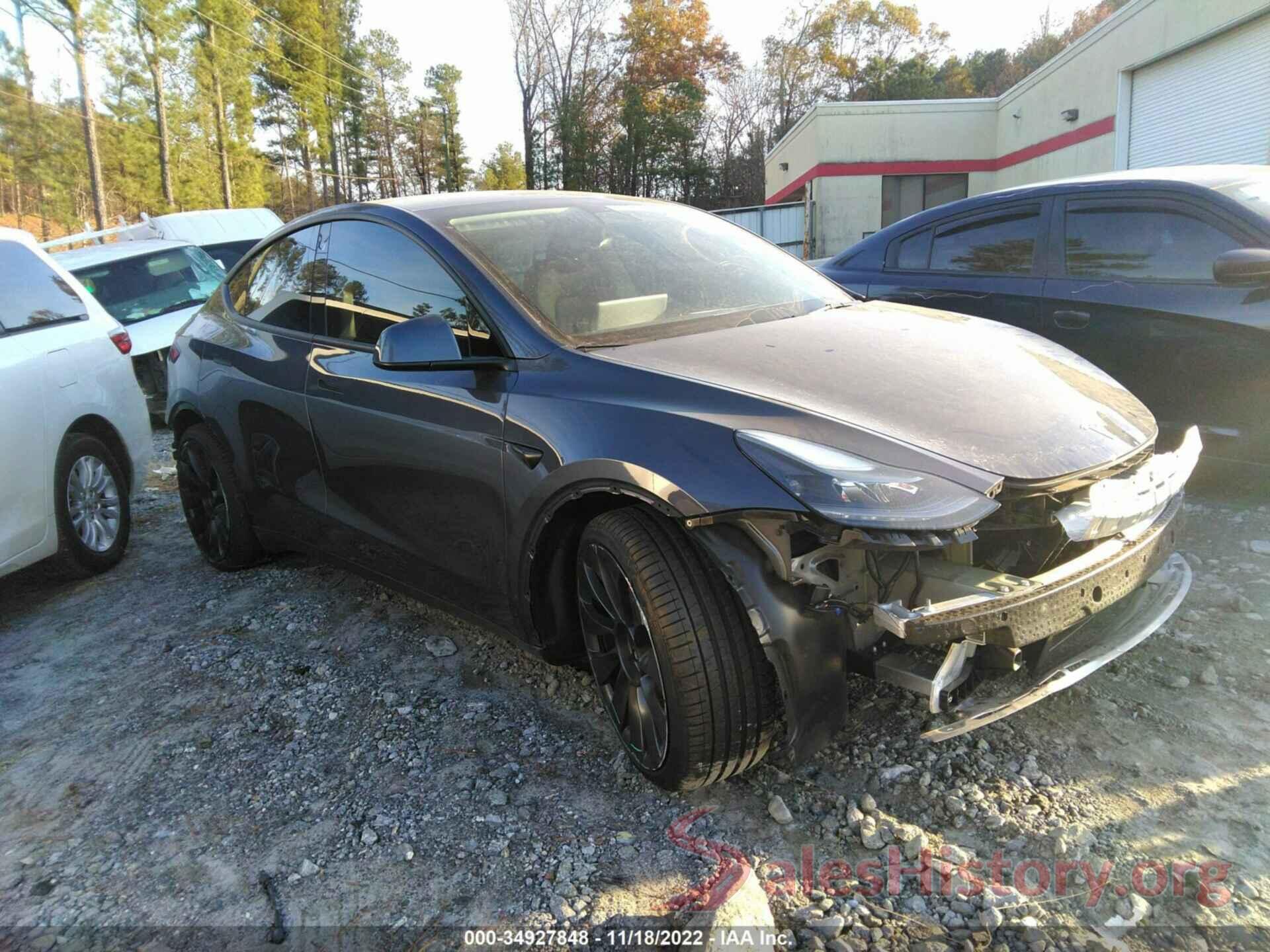 7SAYGDEF9NF377120 2022 TESLA MODEL Y