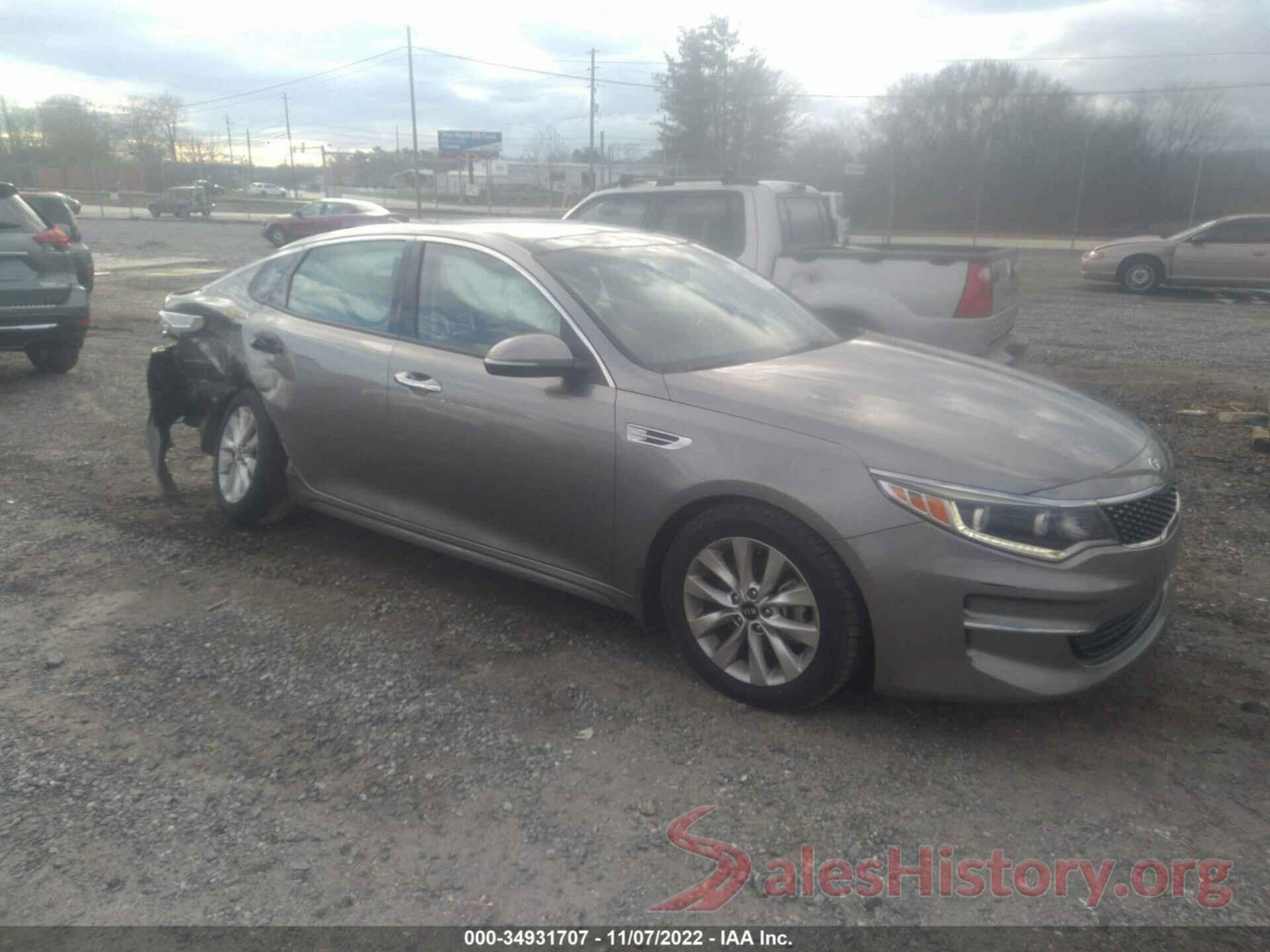 5XXGU4L30GG108546 2016 KIA OPTIMA