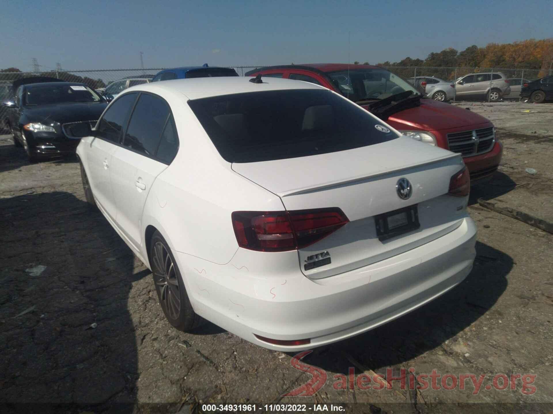 3VWD17AJXHM411278 2017 VOLKSWAGEN JETTA