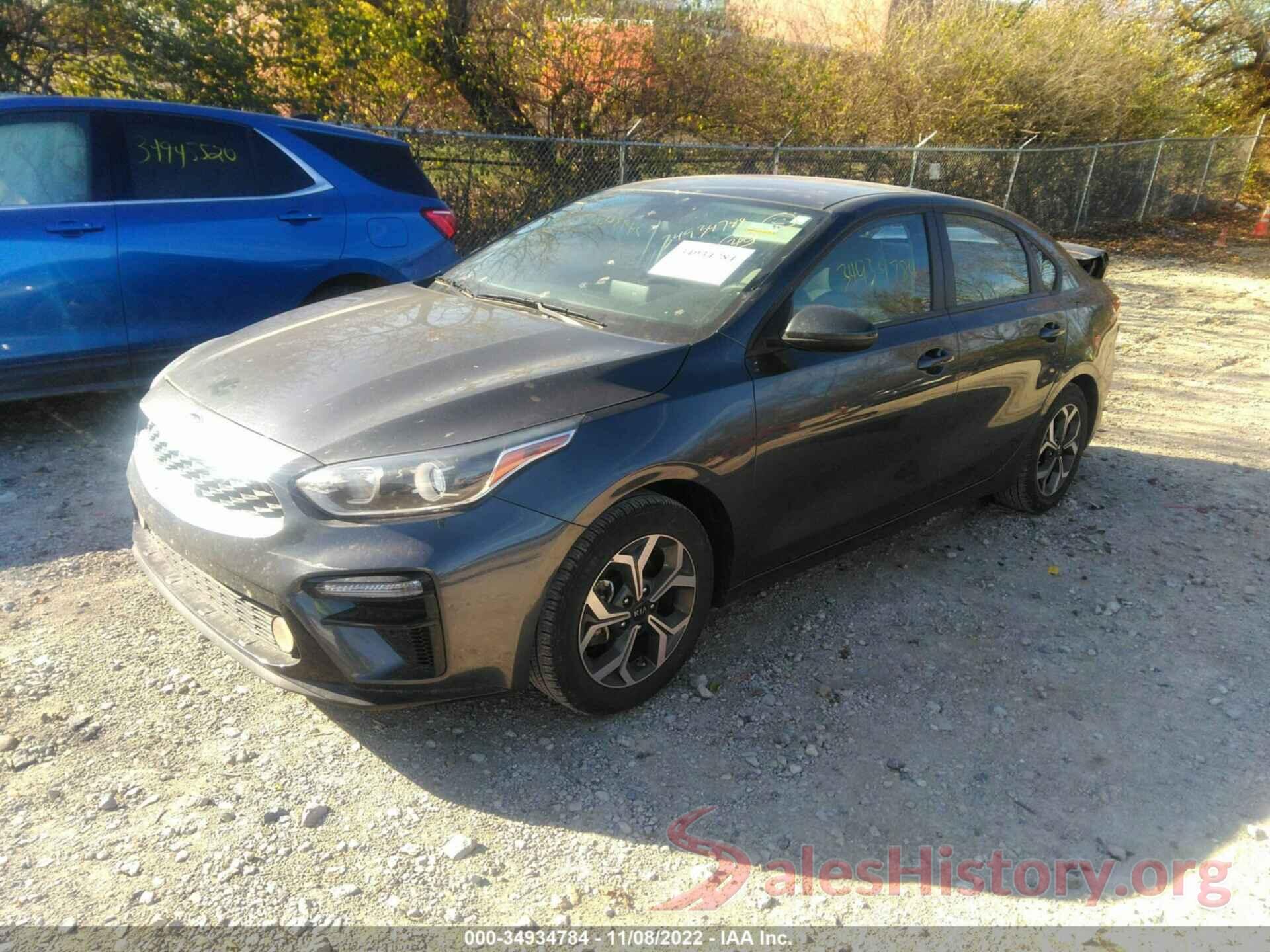 3KPF24AD8LE154142 2020 KIA FORTE