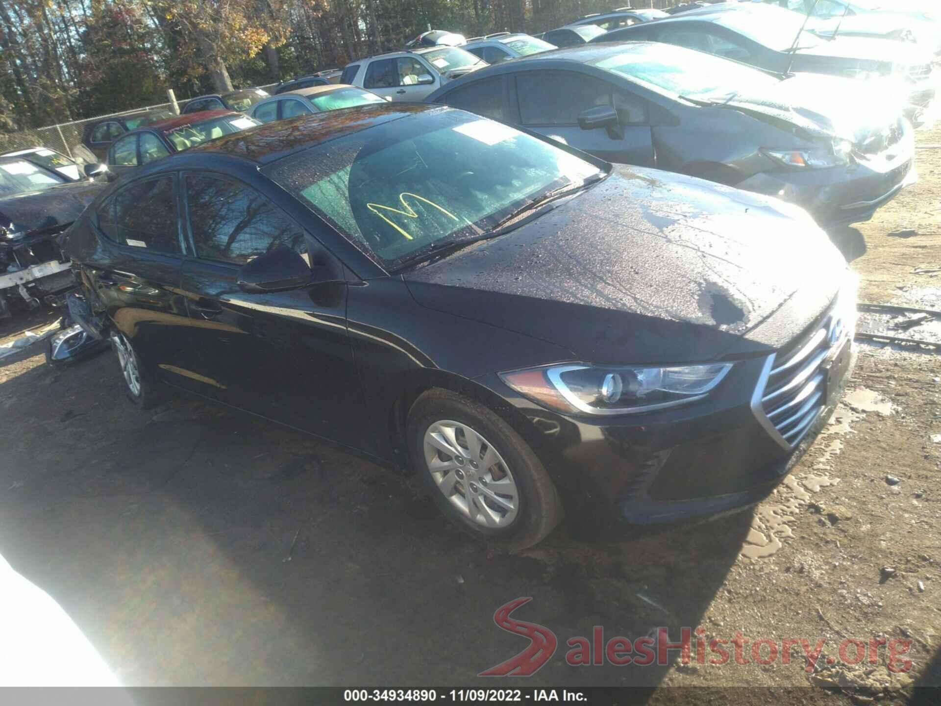 5NPD74LF7JH227162 2018 HYUNDAI ELANTRA