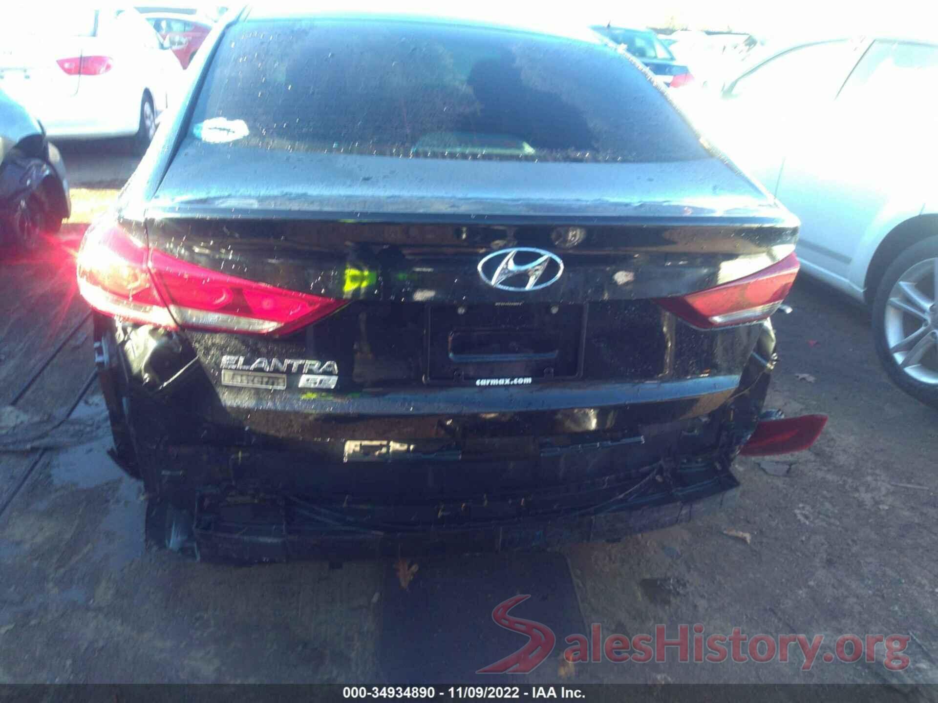 5NPD74LF7JH227162 2018 HYUNDAI ELANTRA