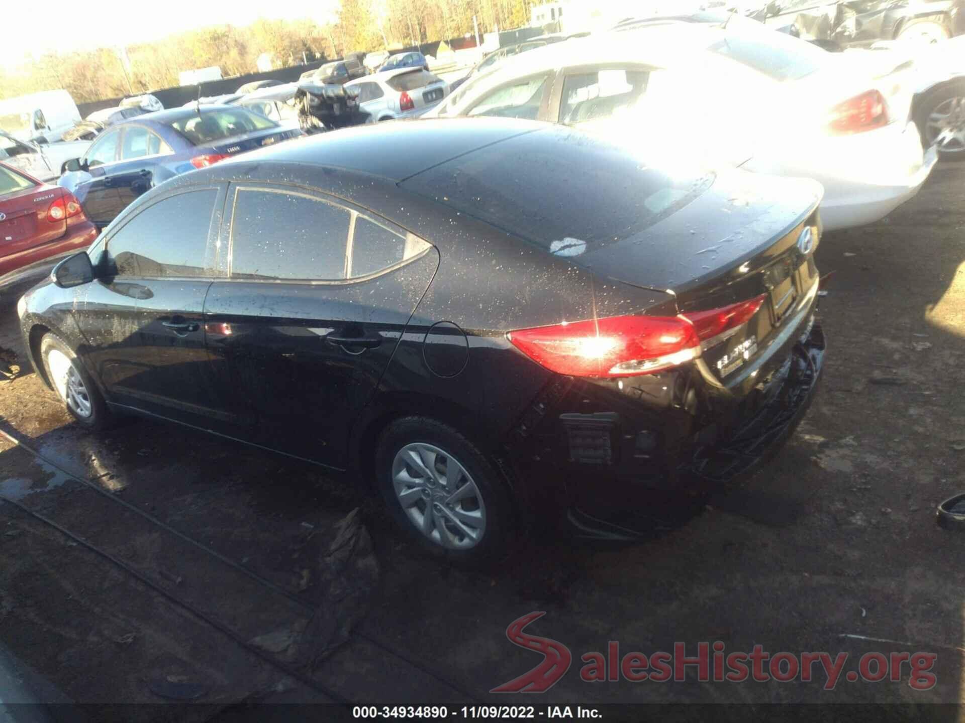 5NPD74LF7JH227162 2018 HYUNDAI ELANTRA