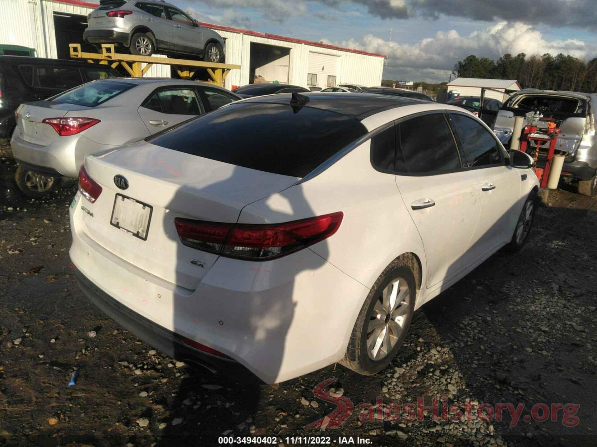 5XXGU4L35JG198901 2018 KIA OPTIMA