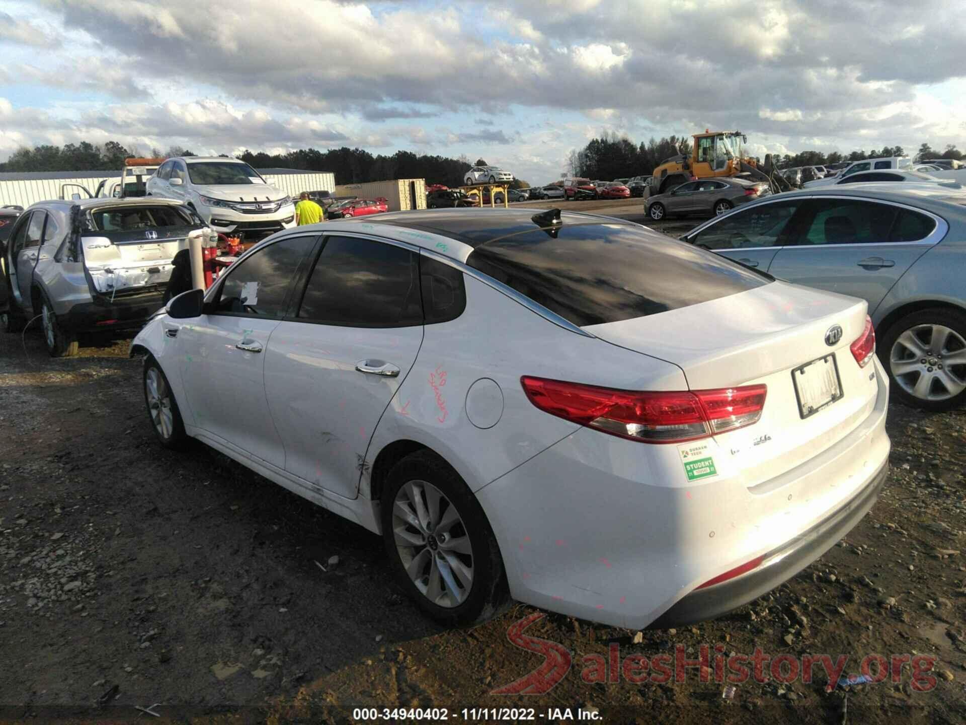 5XXGU4L35JG198901 2018 KIA OPTIMA