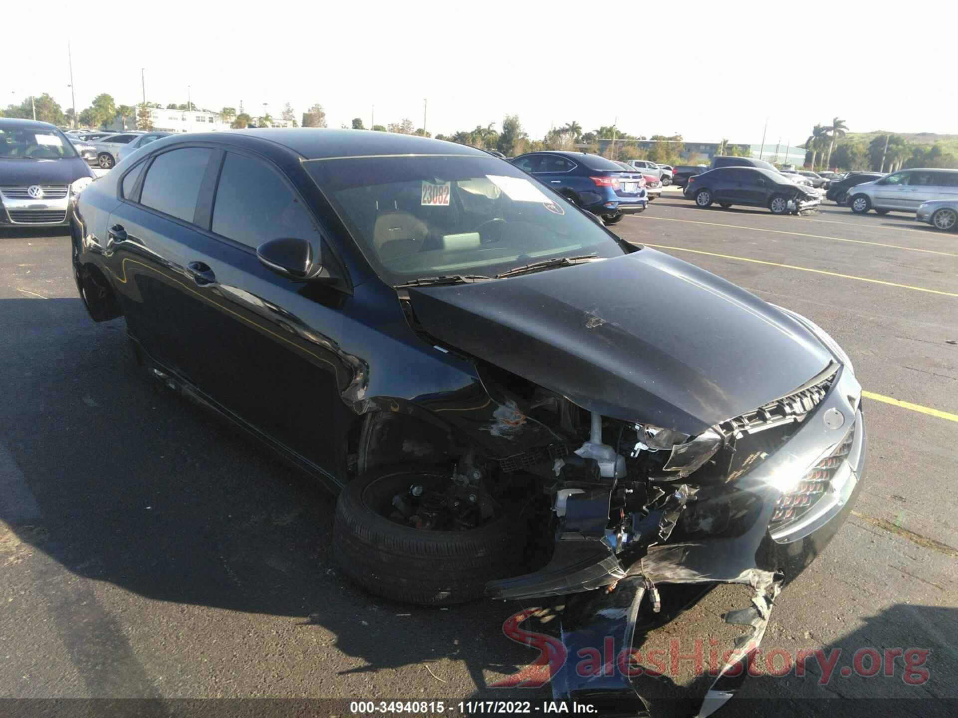 3KPF34AD1LE239787 2020 KIA FORTE