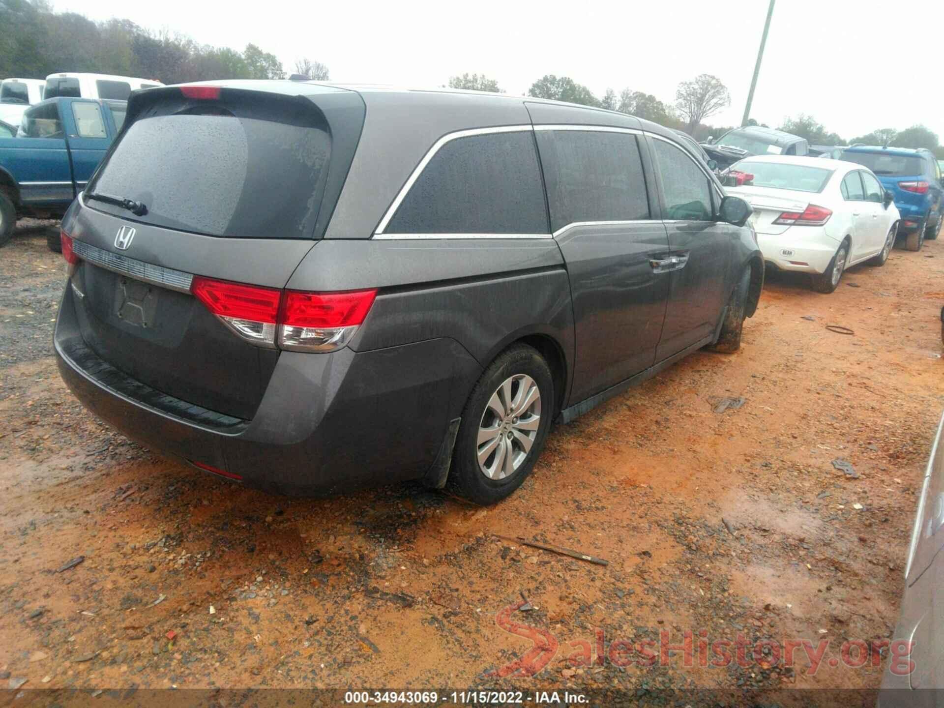 5FNRL5H65GB142103 2016 HONDA ODYSSEY