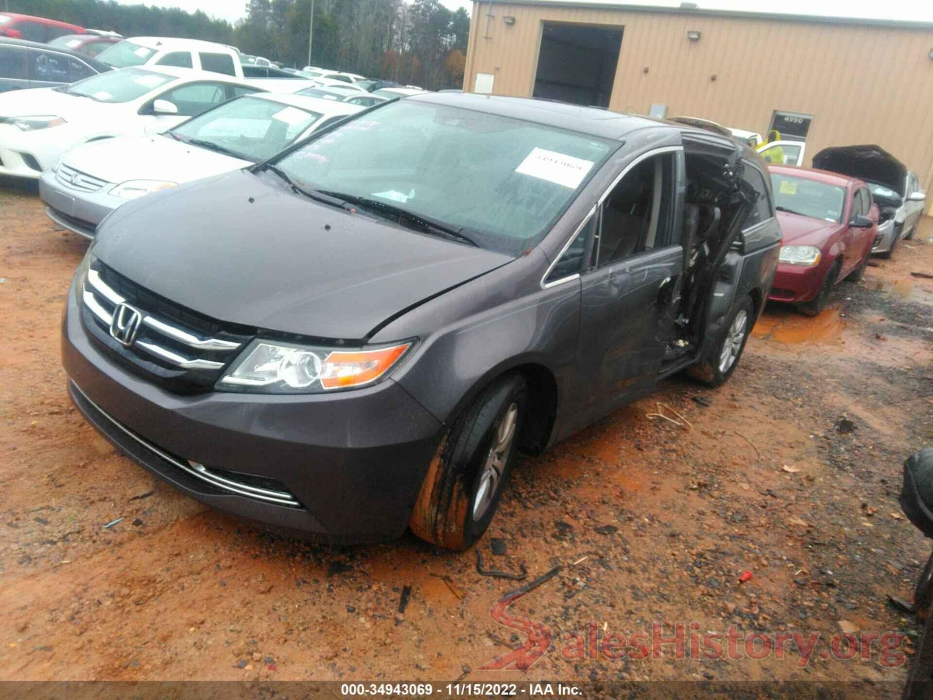 5FNRL5H65GB142103 2016 HONDA ODYSSEY