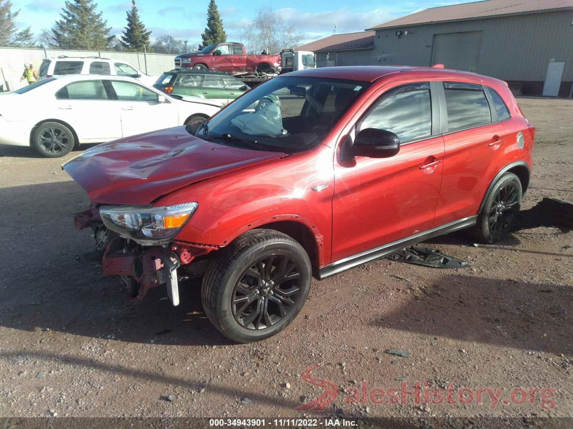 JA4AR3AU3JZ020909 2018 MITSUBISHI OUTLANDER SPORT