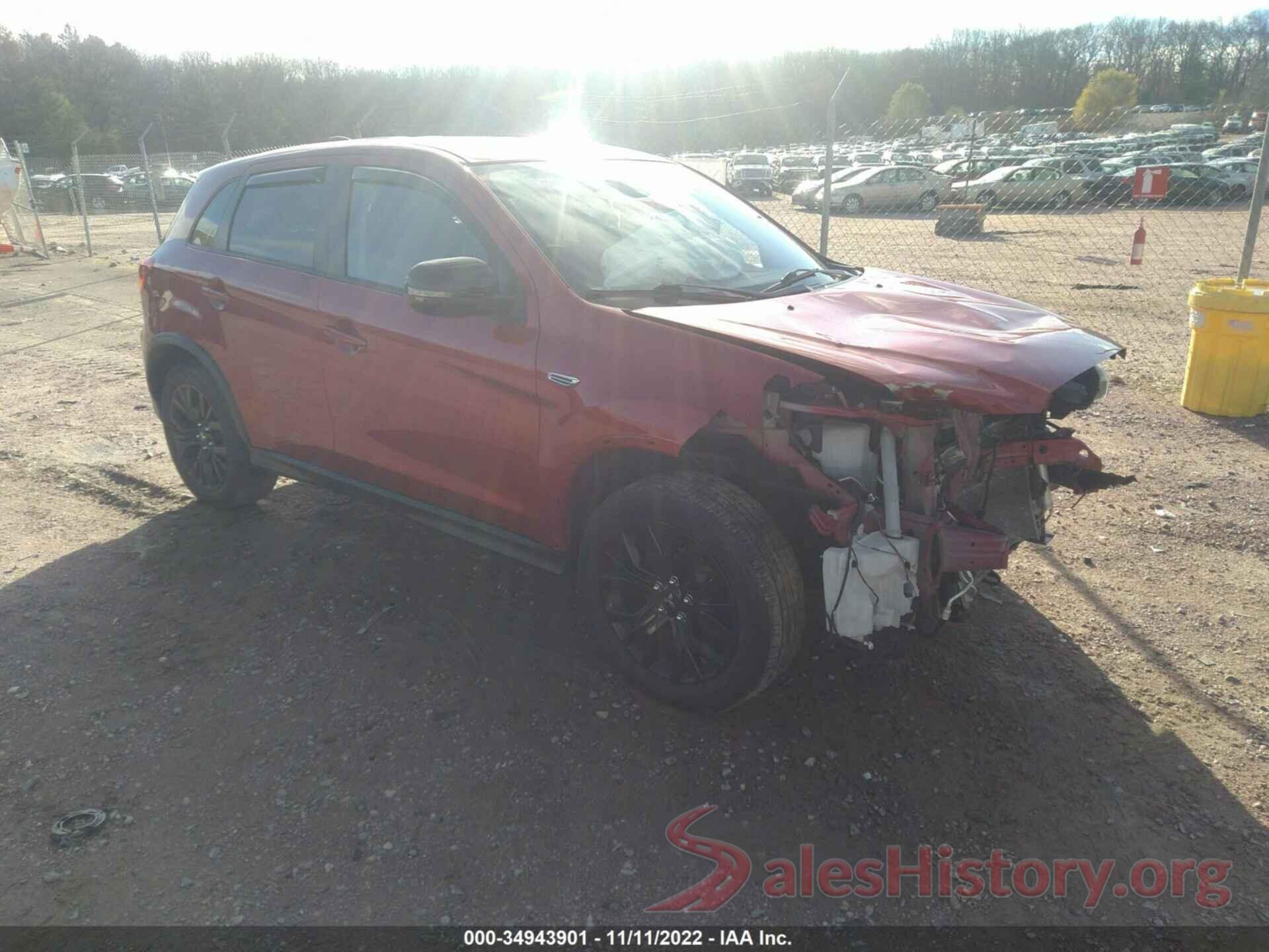 JA4AR3AU3JZ020909 2018 MITSUBISHI OUTLANDER SPORT