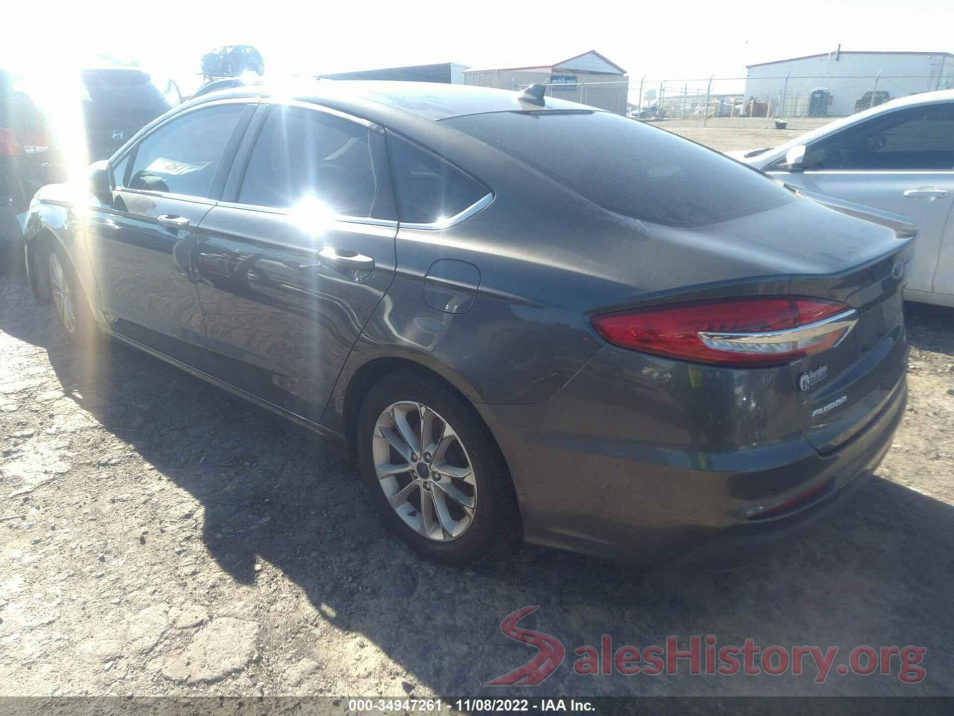 3FA6P0HD3KR193332 2019 FORD FUSION