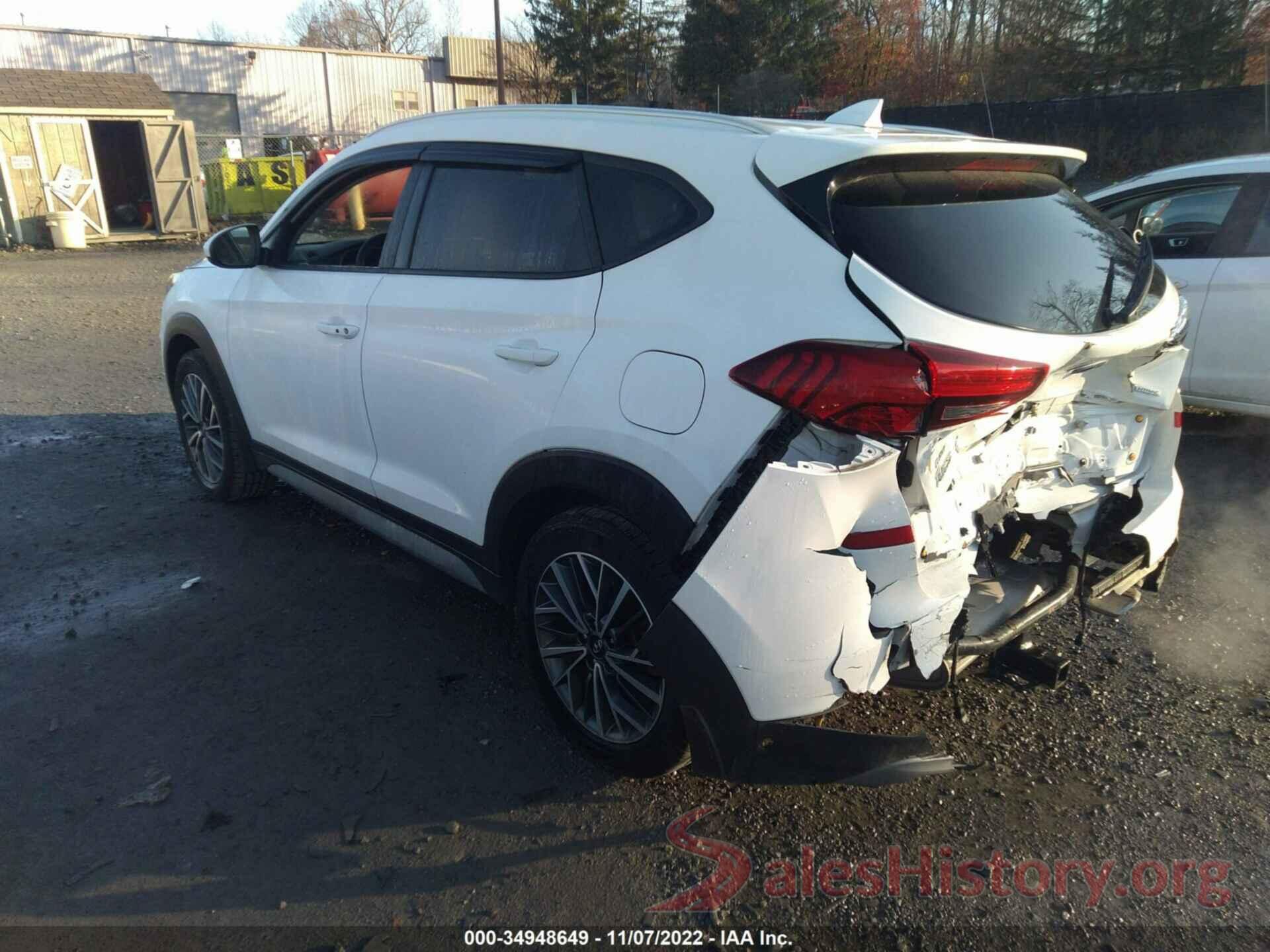 KM8J3CAL2KU855165 2019 HYUNDAI TUCSON