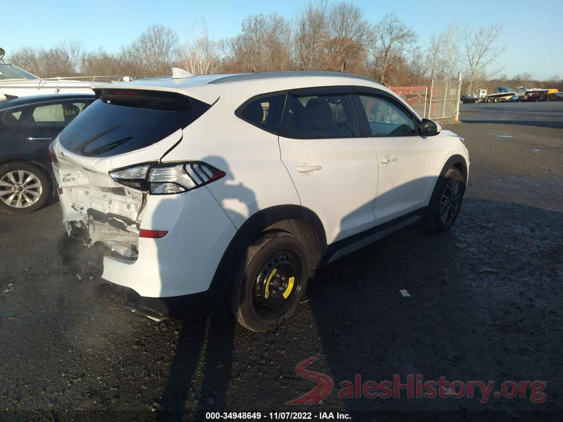 KM8J3CAL2KU855165 2019 HYUNDAI TUCSON