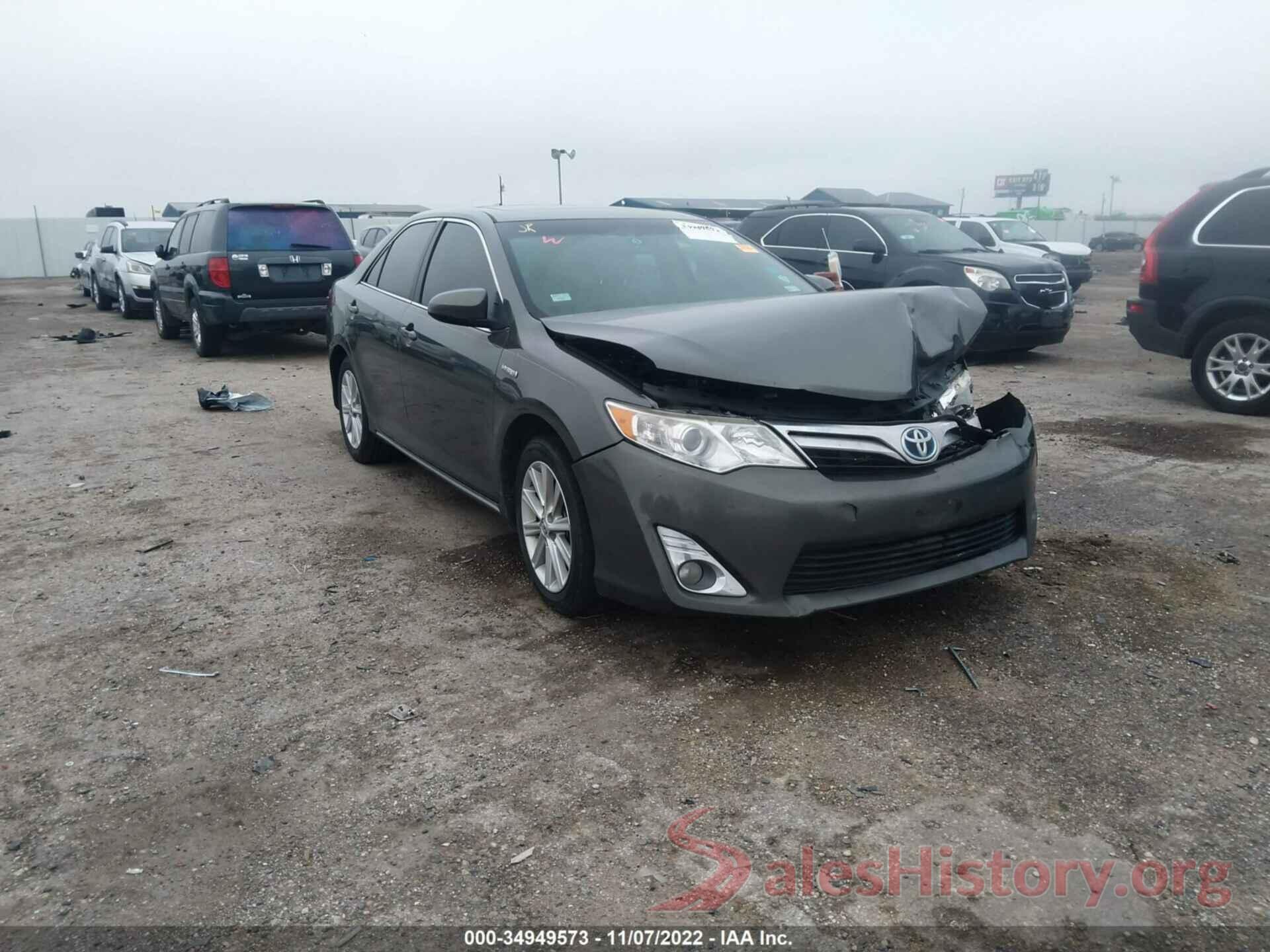 4T1BD1FK0EU132540 2014 TOYOTA CAMRY HYBRID