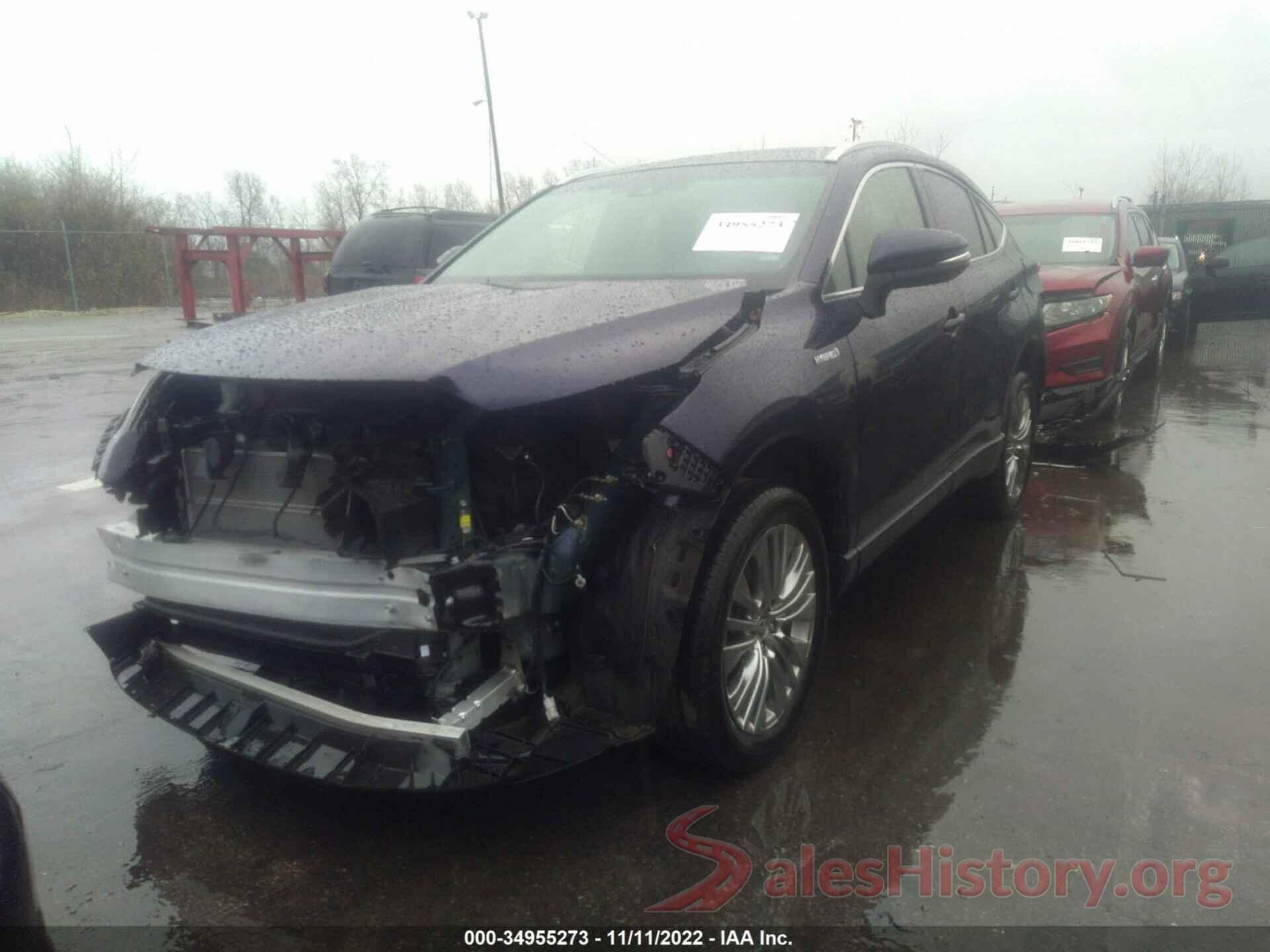 JTEAAAAH2MJ064614 2021 TOYOTA VENZA