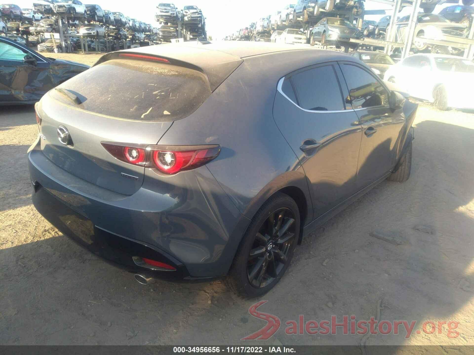 JM1BPAMLXN1521579 2022 MAZDA MAZDA3 HATCHBACK