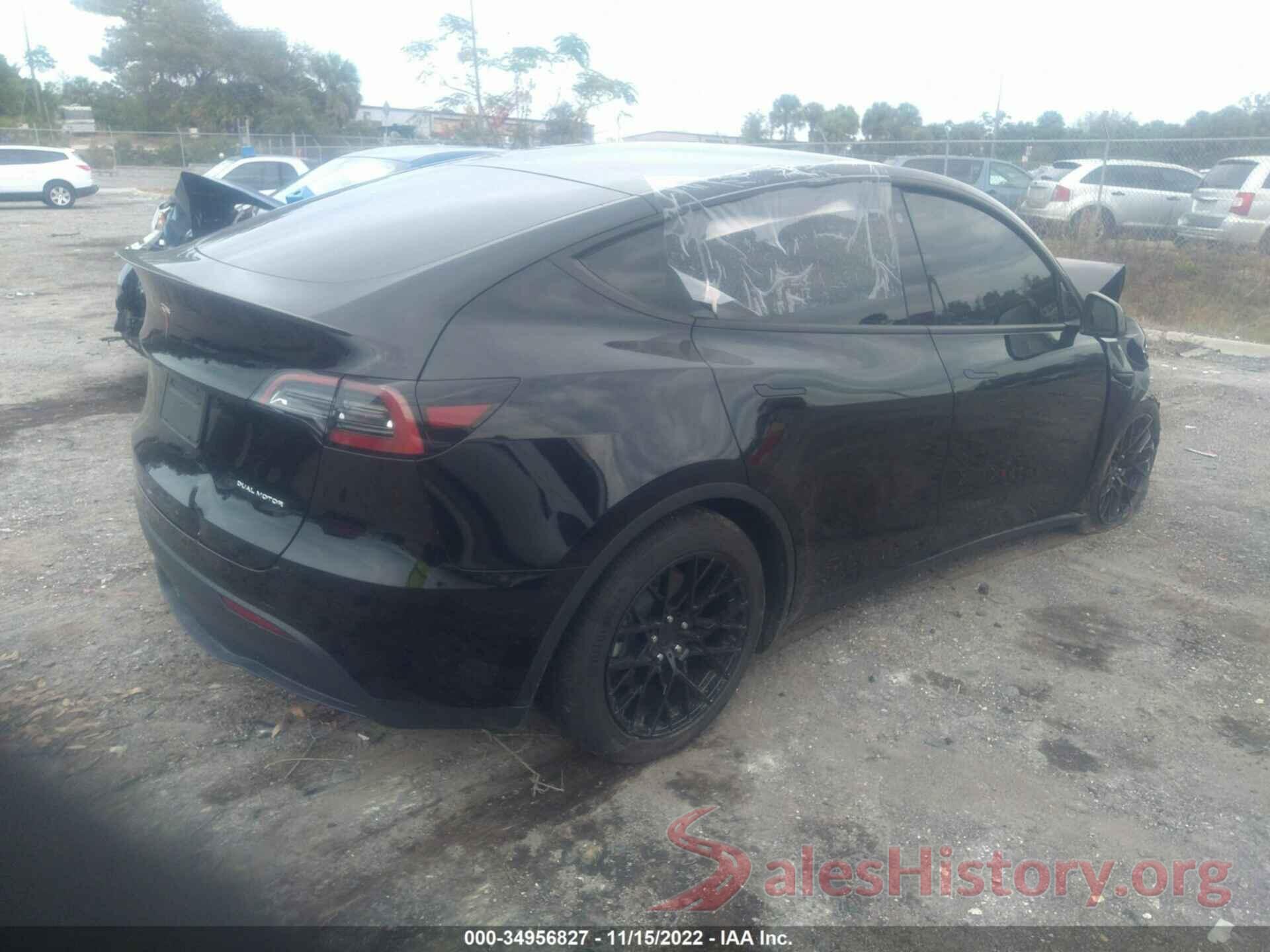 7SAYGDEE5NF395976 2022 TESLA MODEL Y