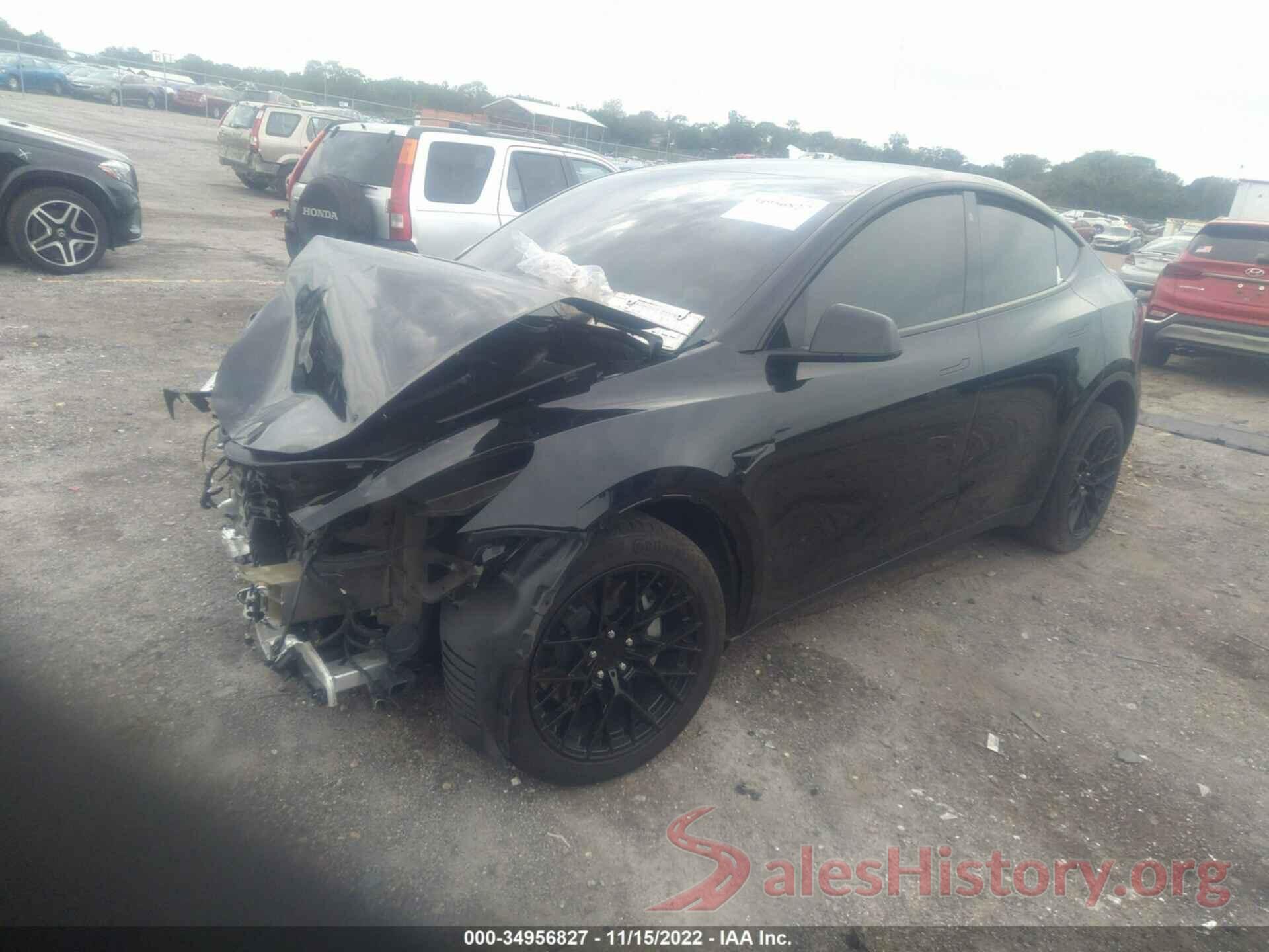 7SAYGDEE5NF395976 2022 TESLA MODEL Y