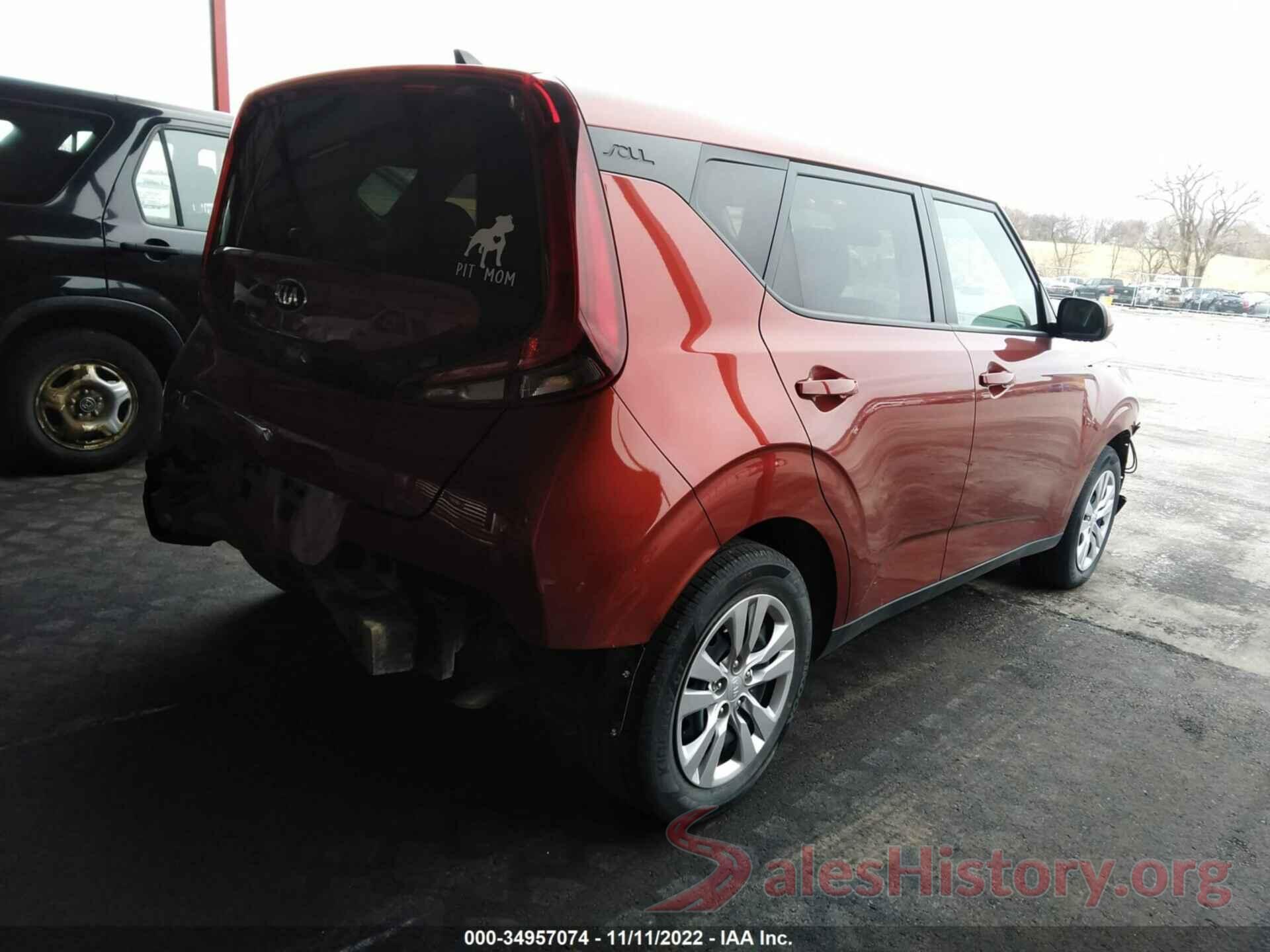 KNDJ23AU2L7117334 2020 KIA SOUL