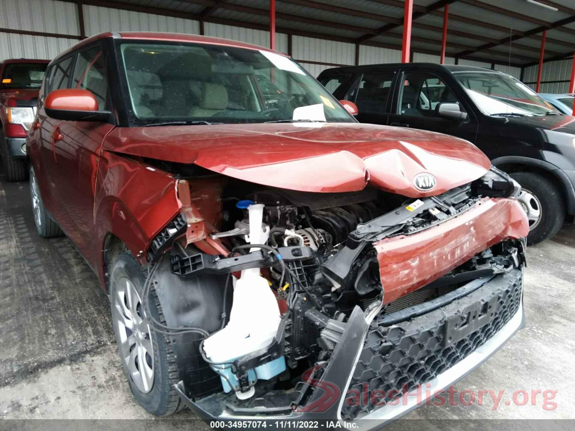 KNDJ23AU2L7117334 2020 KIA SOUL