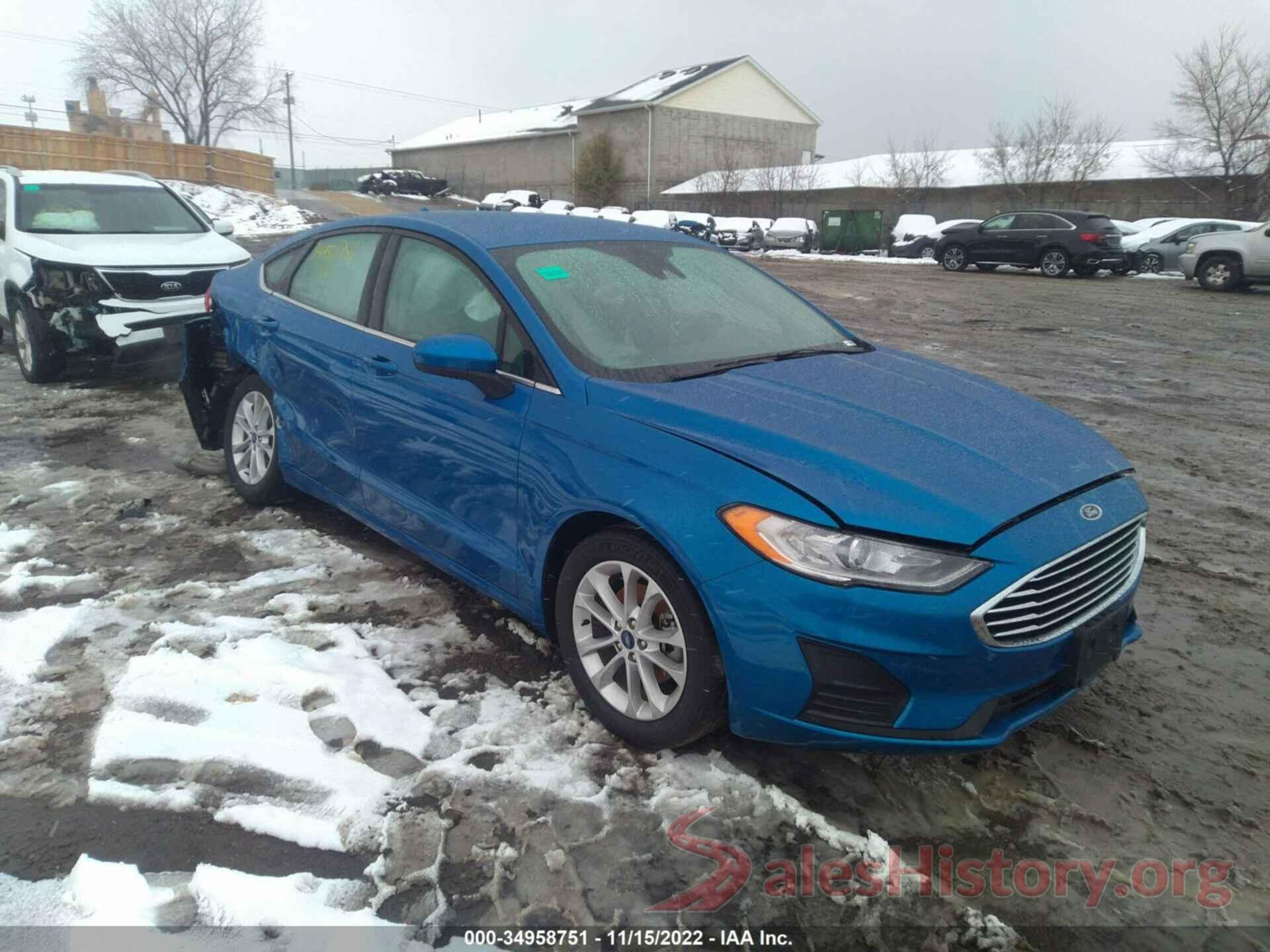 3FA6P0HD1KR230605 2019 FORD FUSION