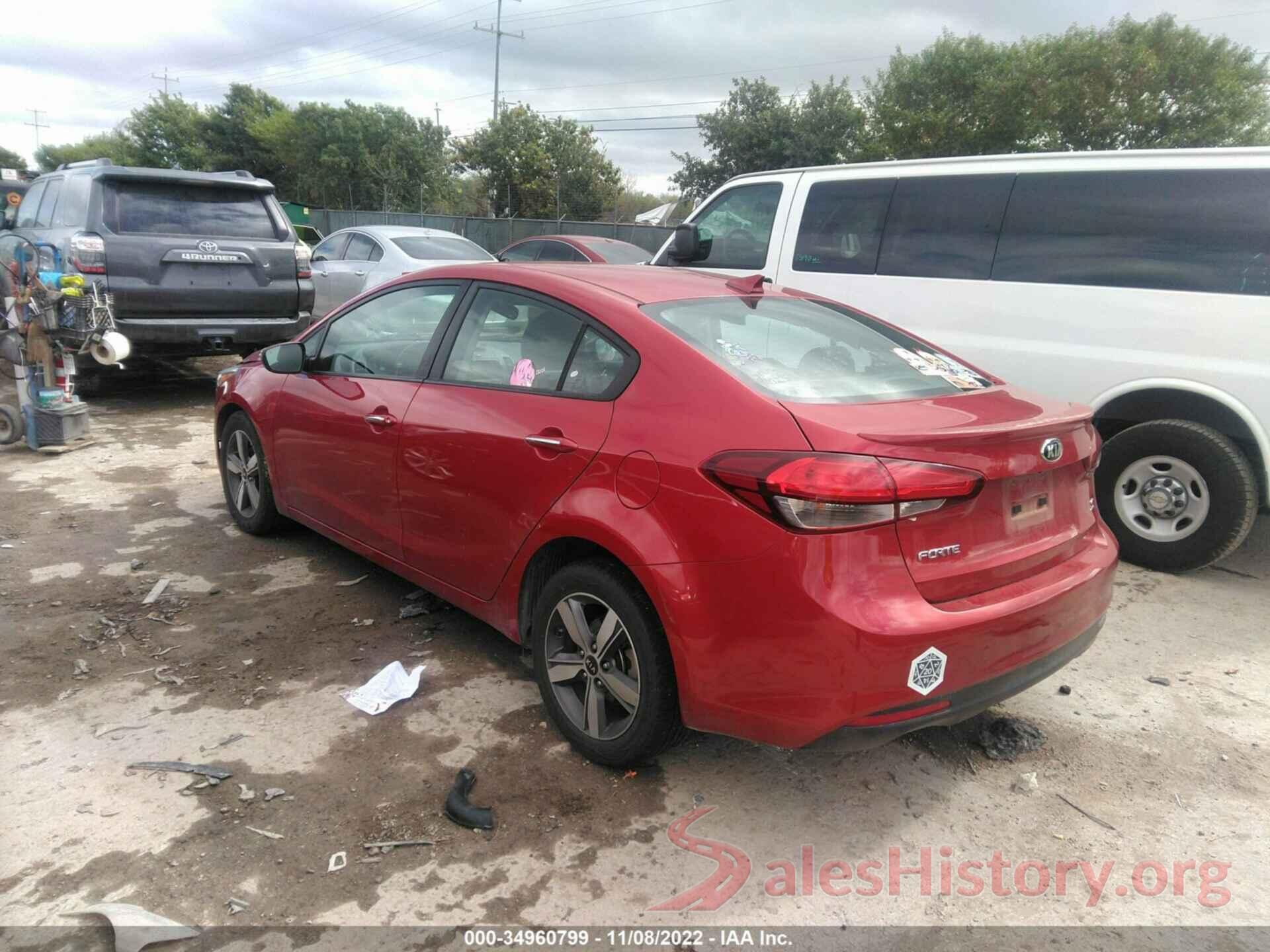 3KPFL4A71JE201368 2018 KIA FORTE