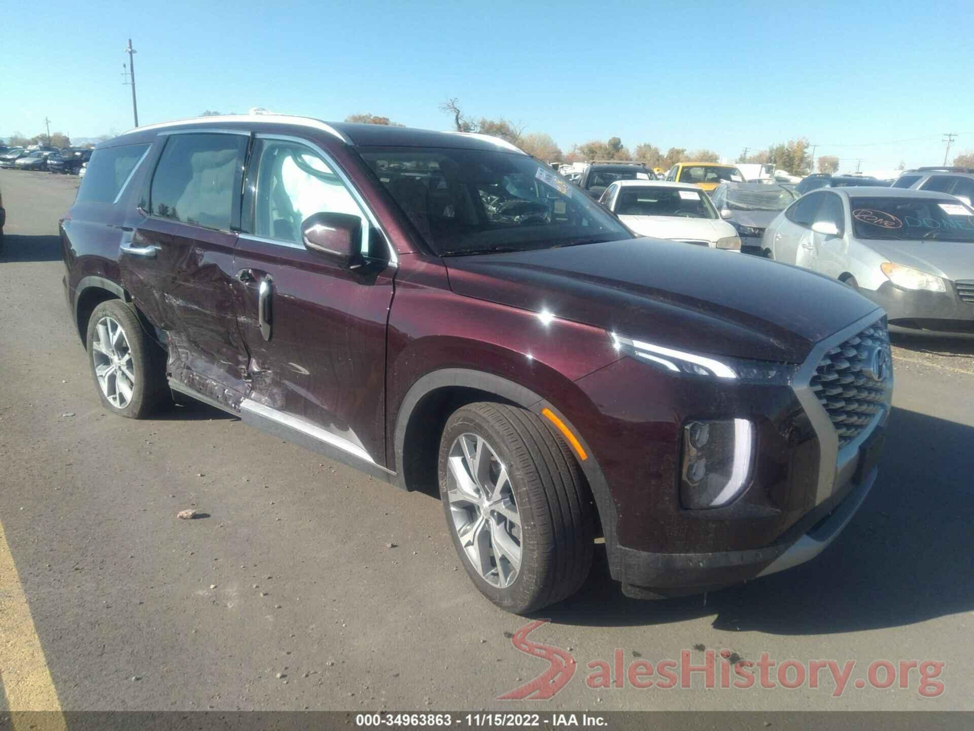 KM8R4DHE7MU220054 2021 HYUNDAI PALISADE