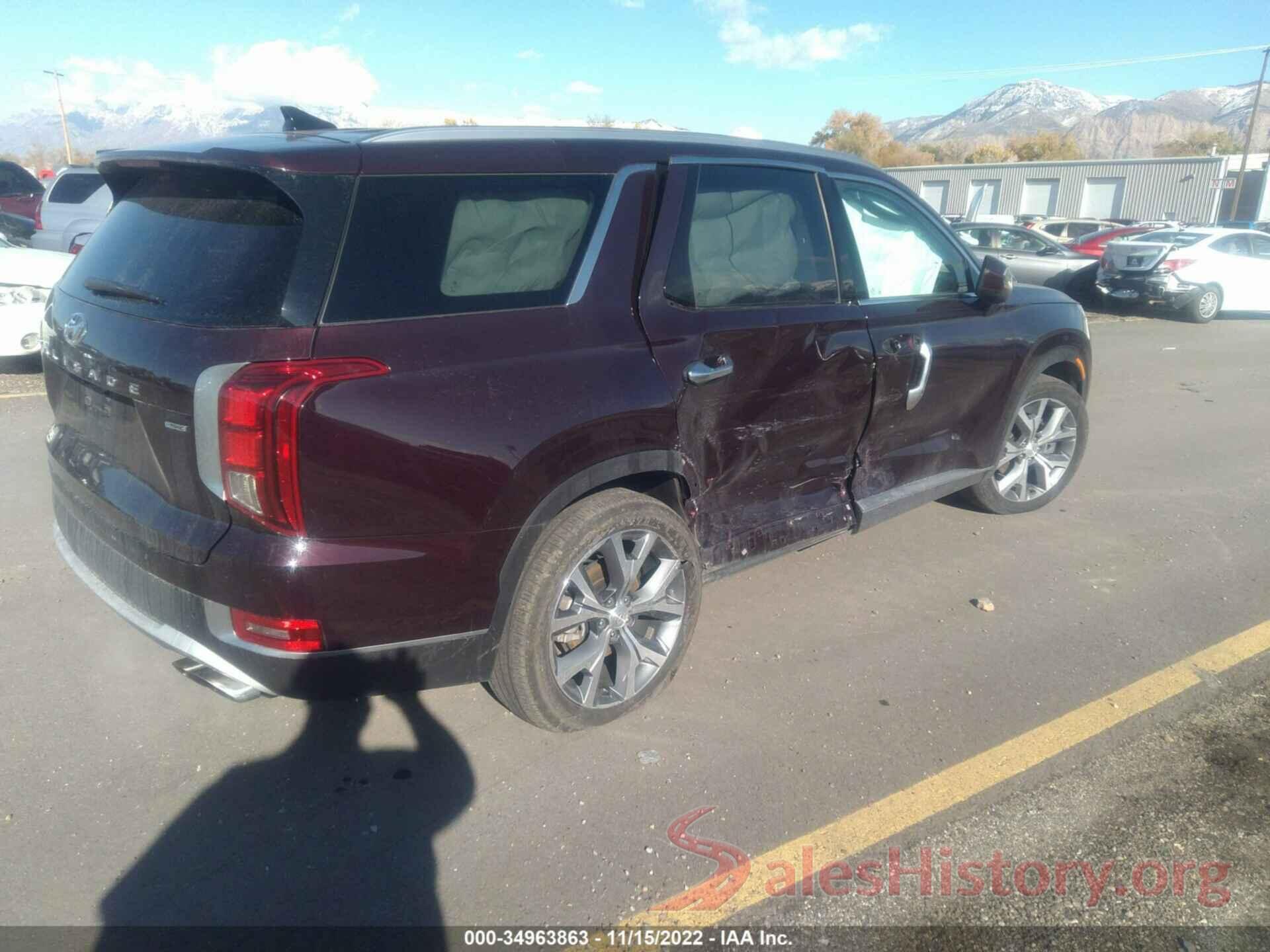 KM8R4DHE7MU220054 2021 HYUNDAI PALISADE