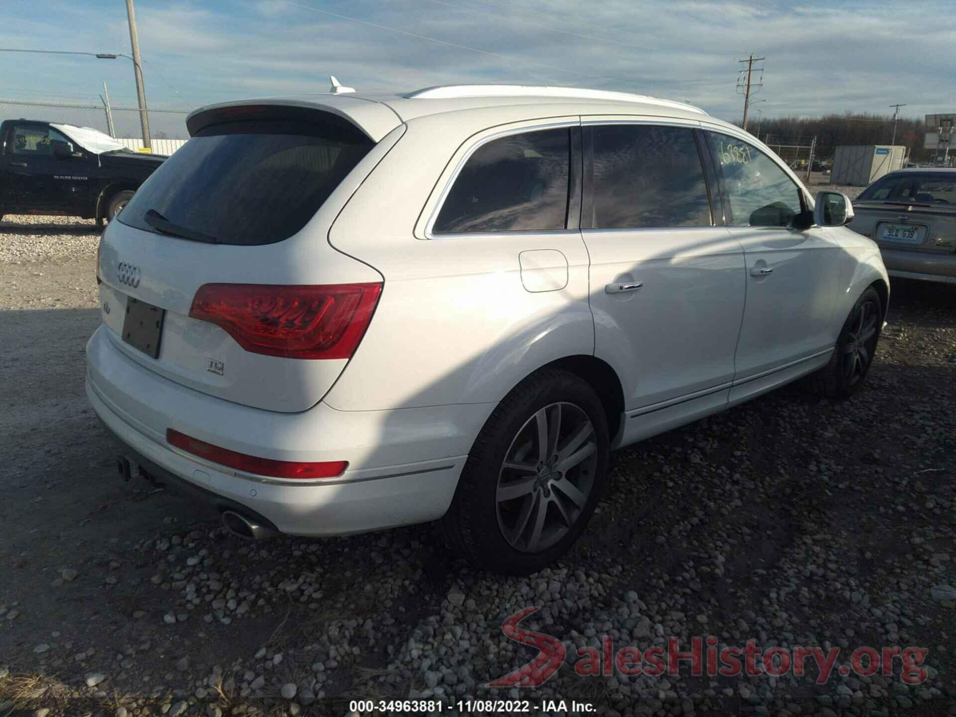 WA1VMBFE3DD004495 2013 AUDI Q7