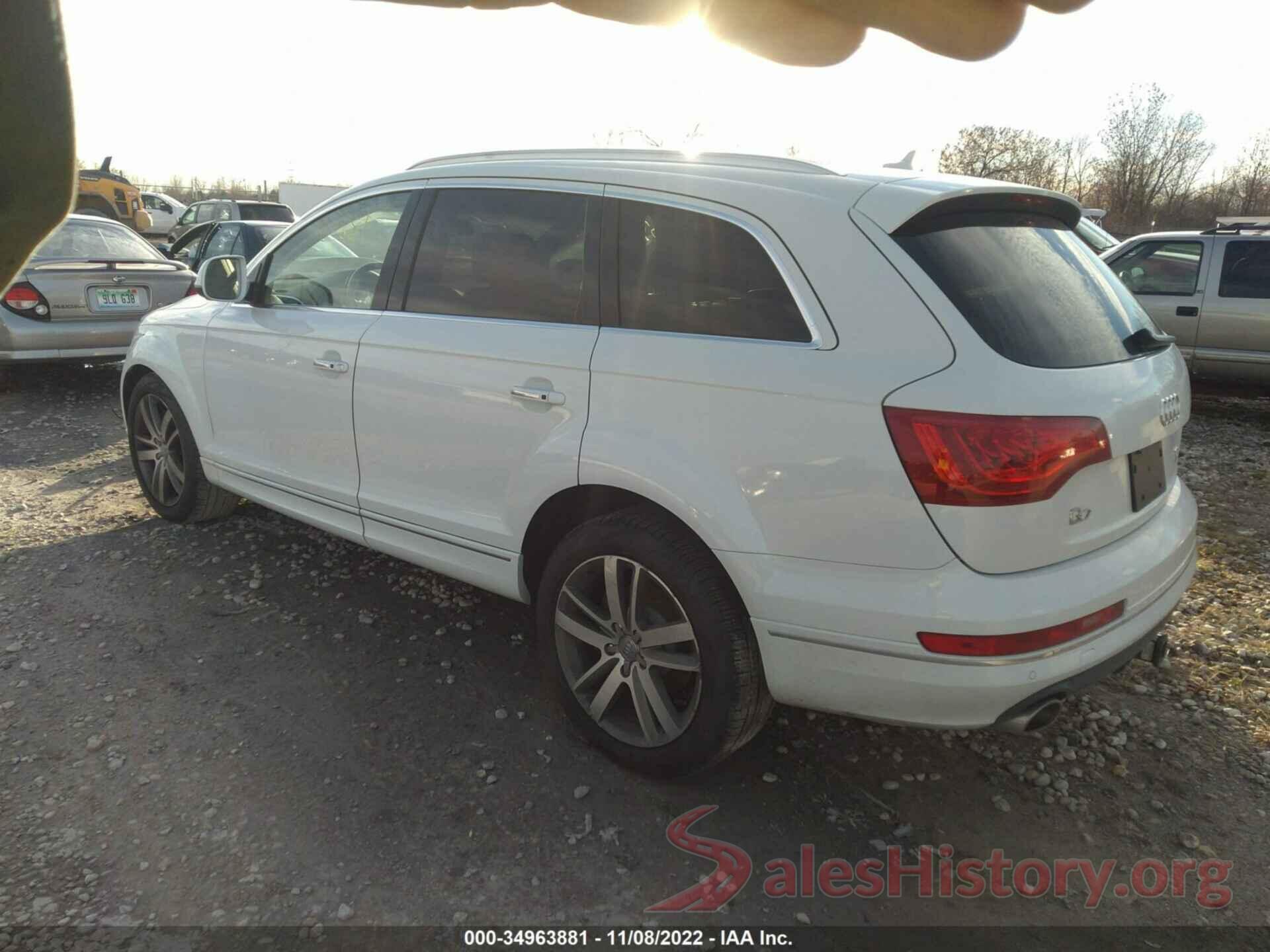 WA1VMBFE3DD004495 2013 AUDI Q7