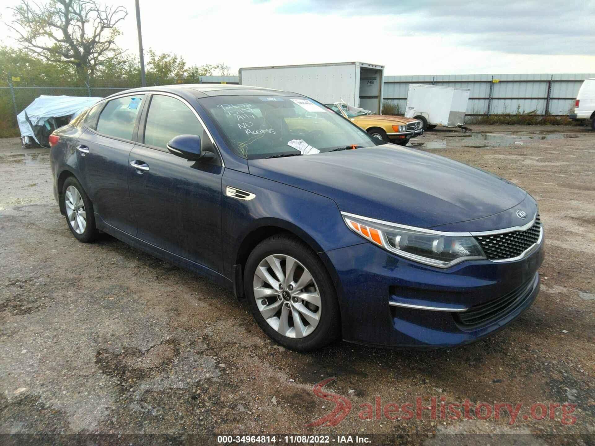 5XXGU4L33HG154390 2017 KIA OPTIMA