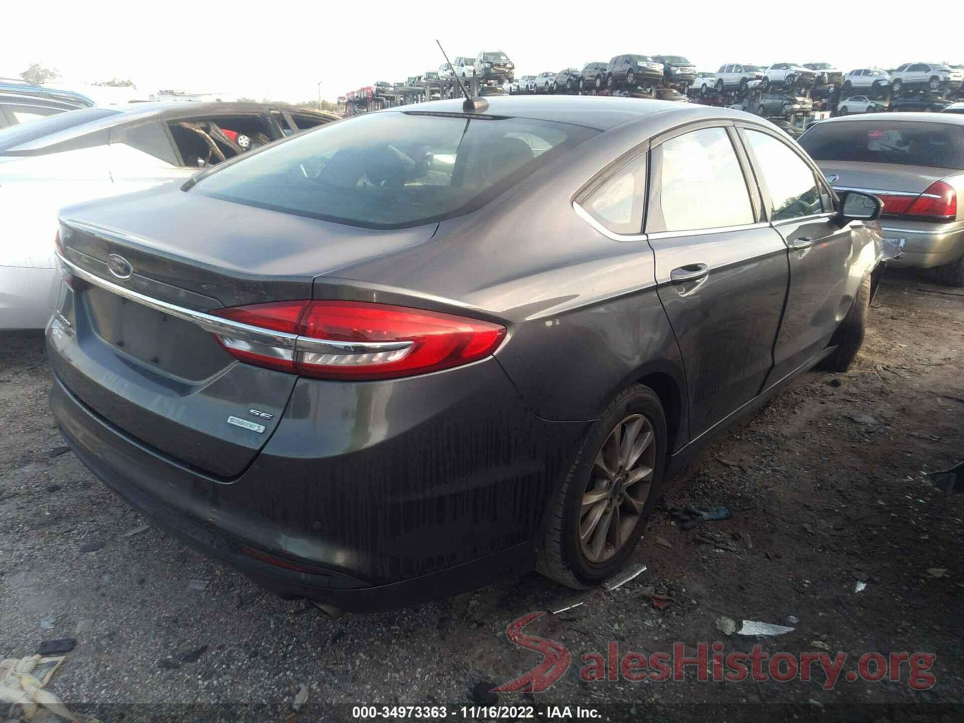 3FA6P0HD0HR184807 2017 FORD FUSION