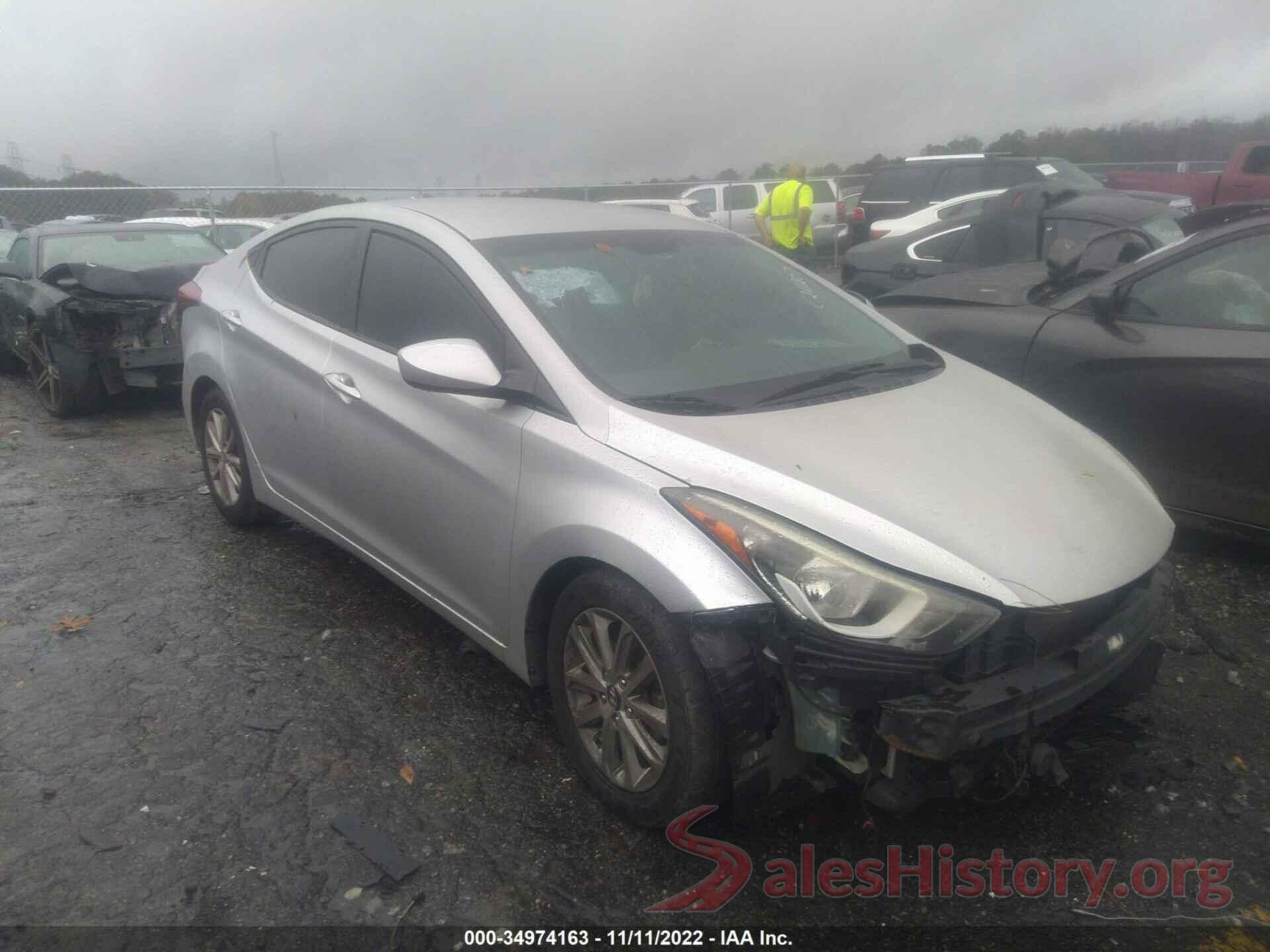 KMHDH4AE5FU225202 2015 HYUNDAI ELANTRA