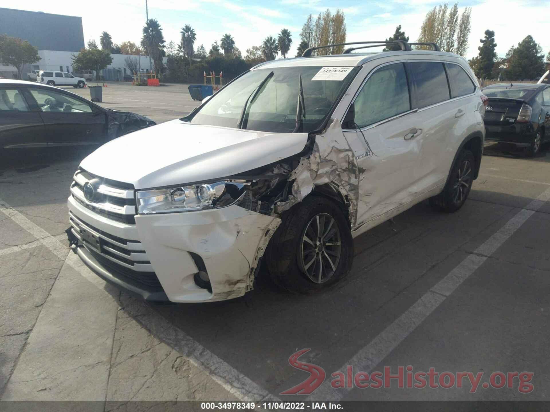 5TDJGRFH2HS033530 2017 TOYOTA HIGHLANDER