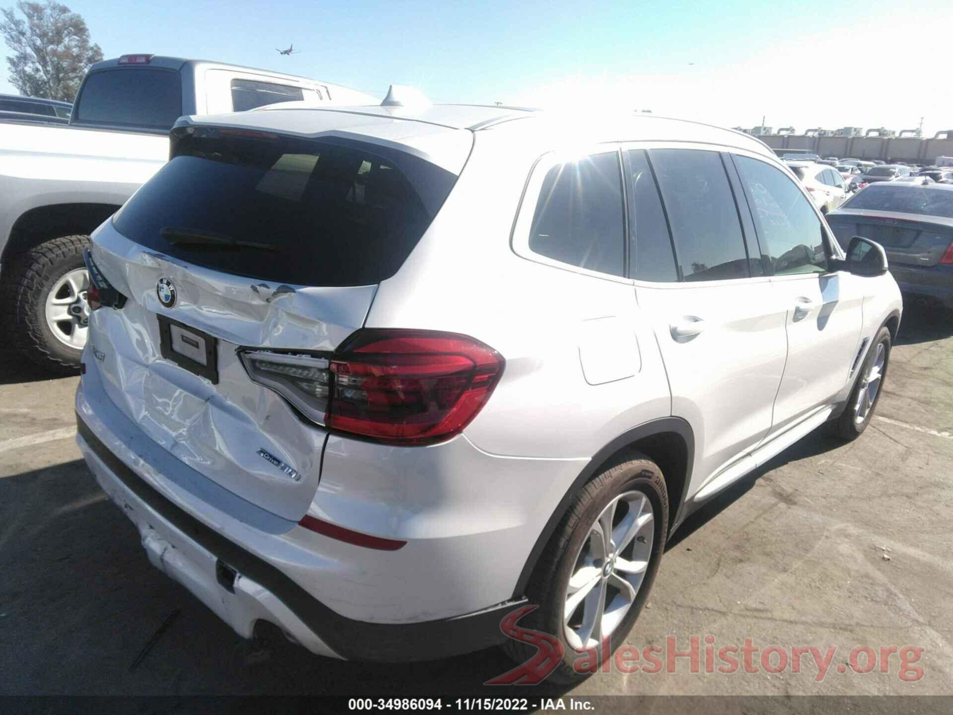 5UXTR7C5XKLE94017 2019 BMW X3