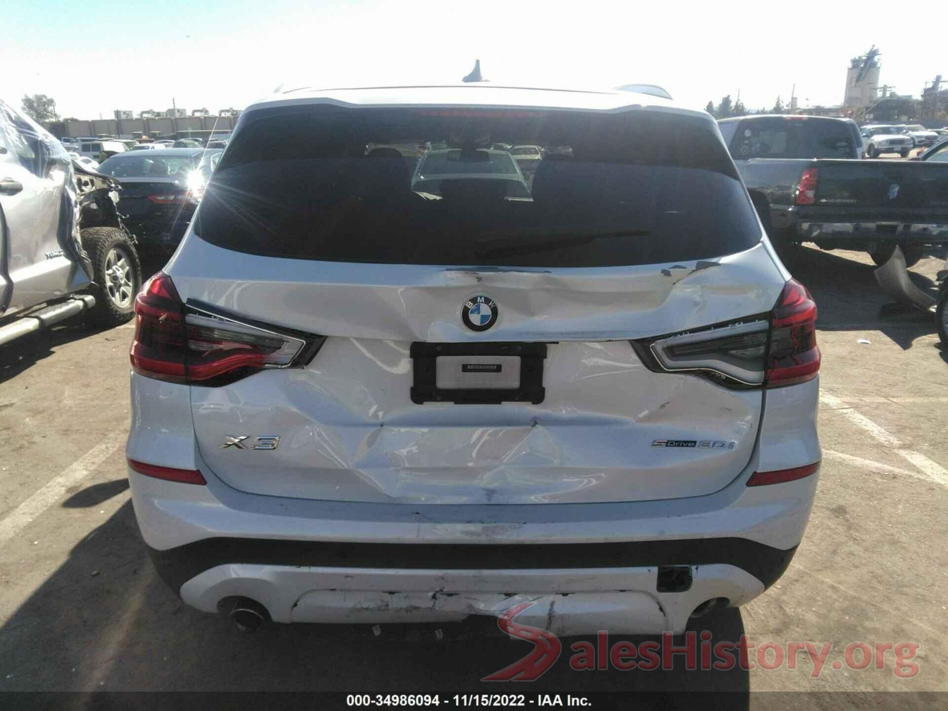 5UXTR7C5XKLE94017 2019 BMW X3