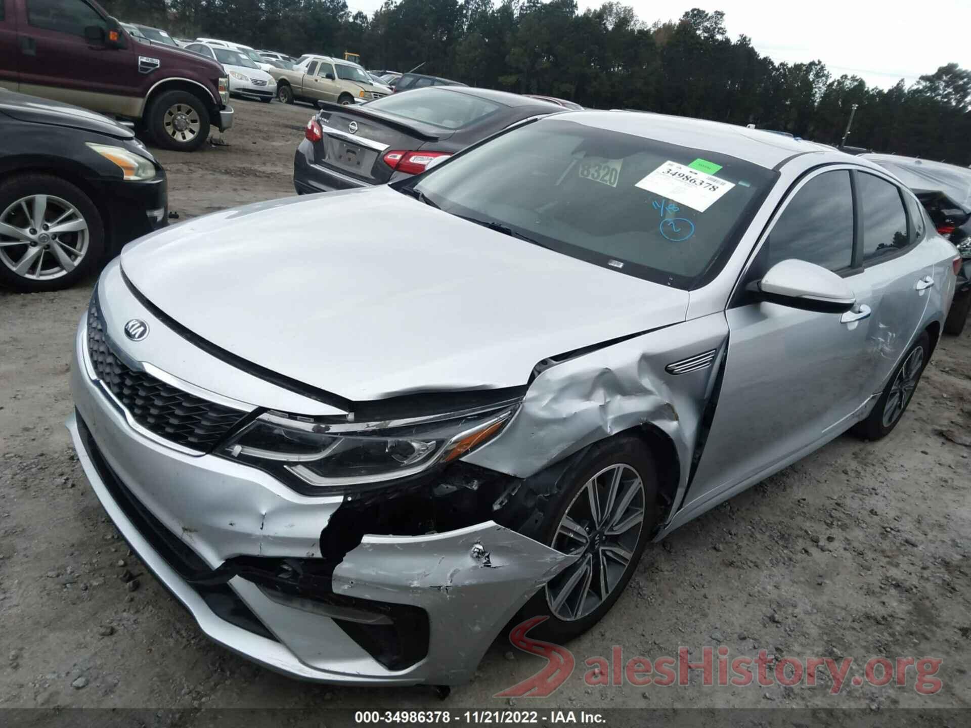 5XXGT4L31KG353156 2019 KIA OPTIMA