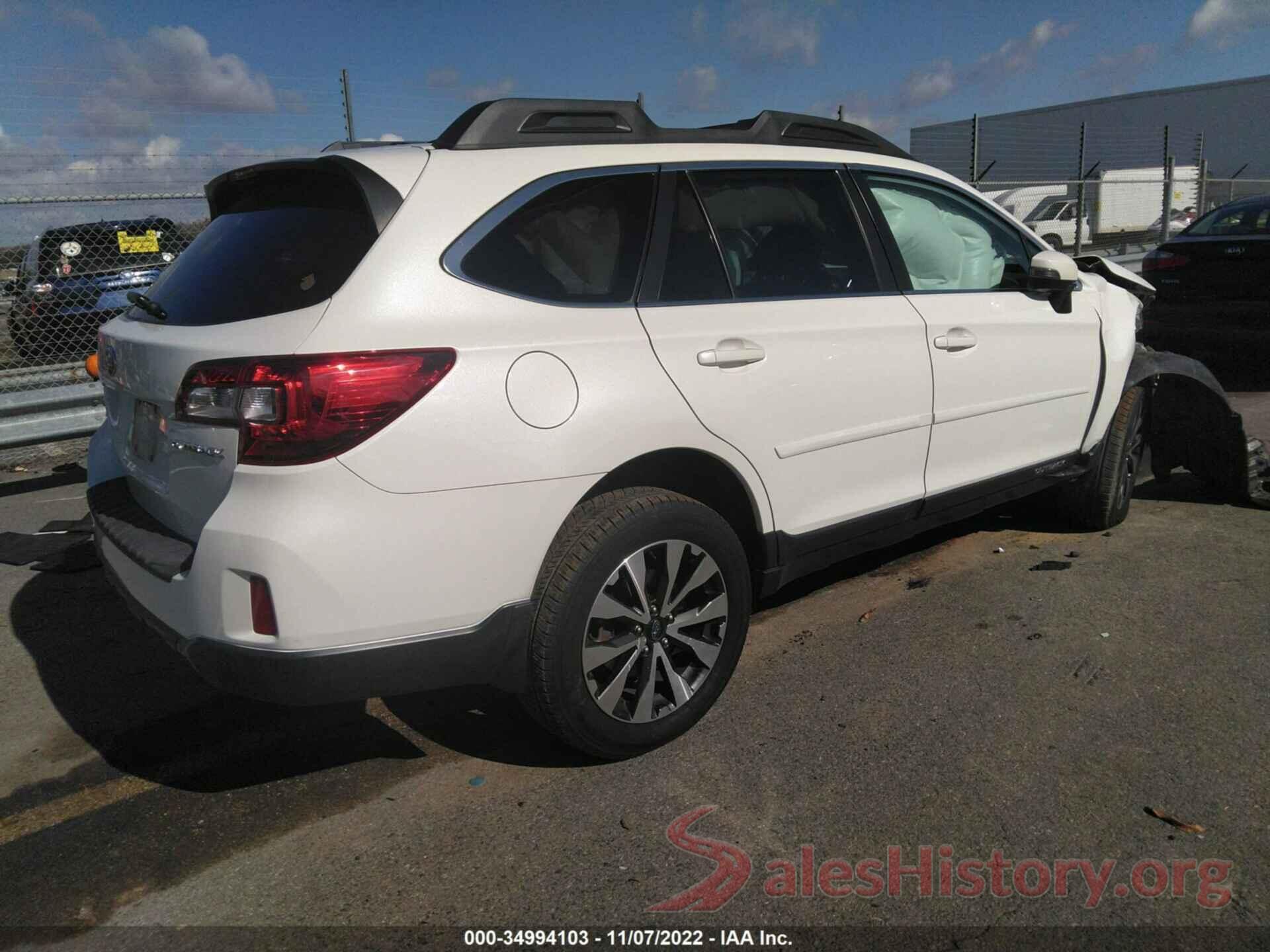 4S4BSBNC2F3360035 2015 SUBARU OUTBACK