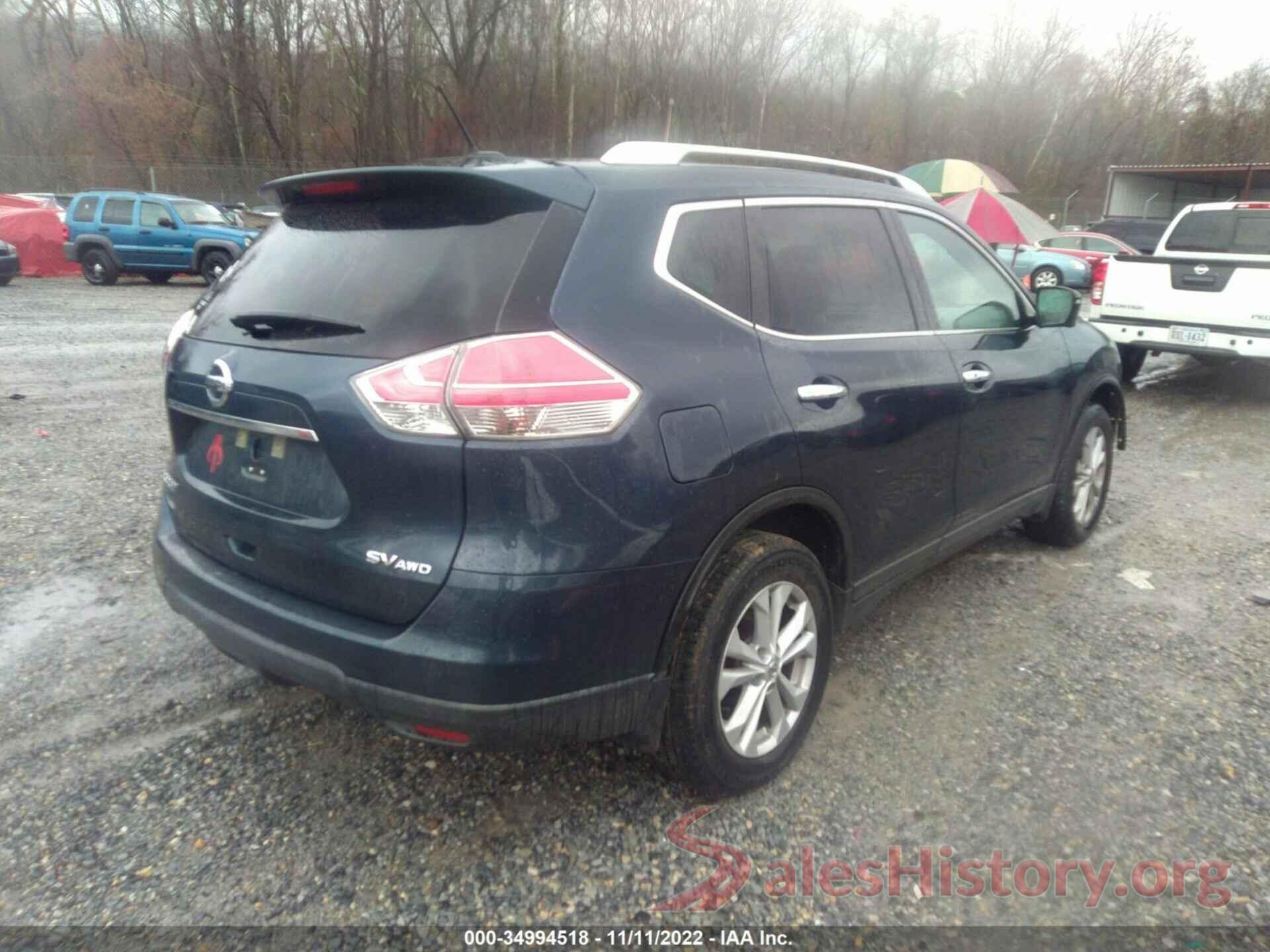 KNMAT2MV0GP701586 2016 NISSAN ROGUE