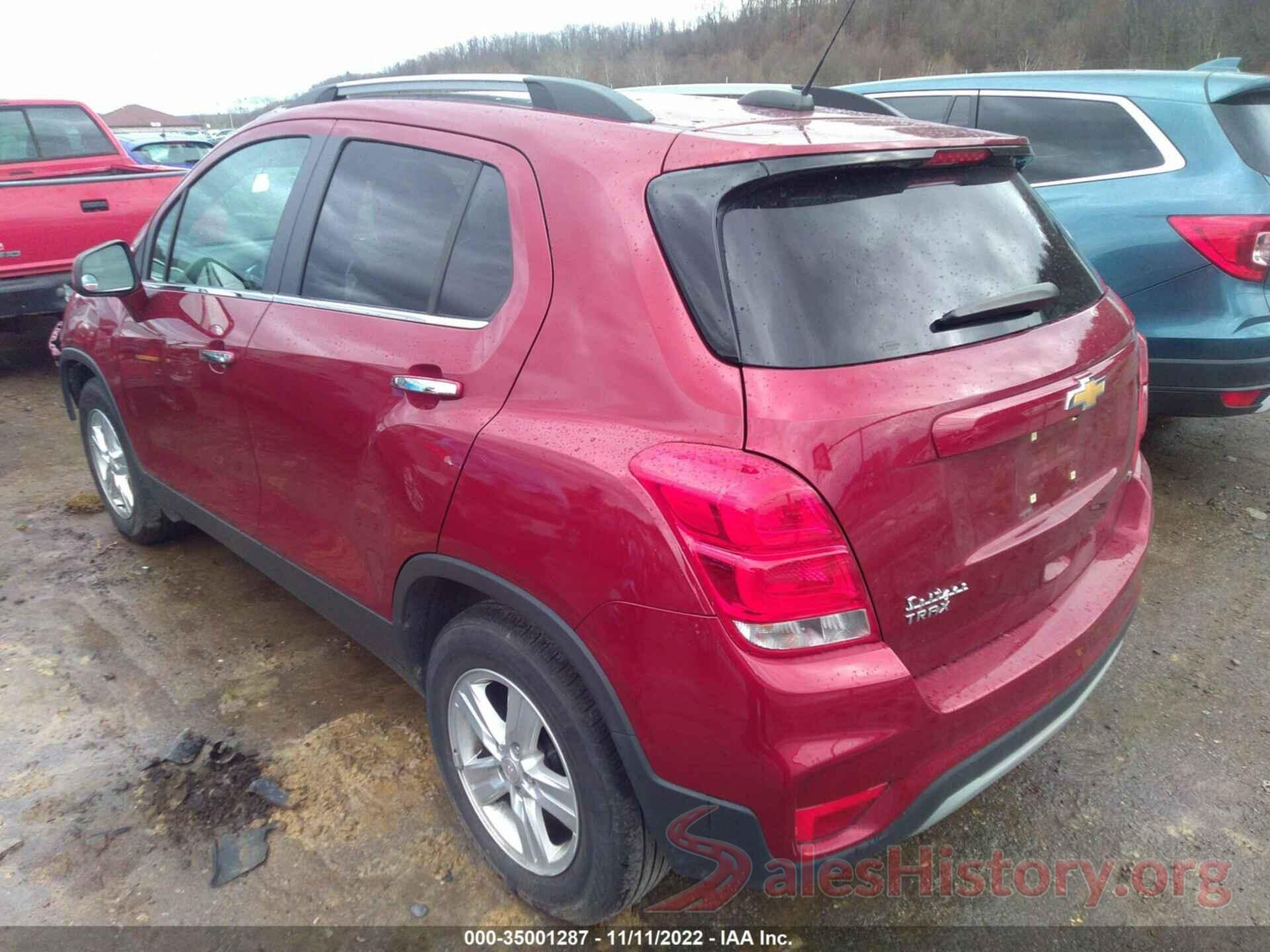 3GNCJLSB8JL417095 2018 CHEVROLET TRAX