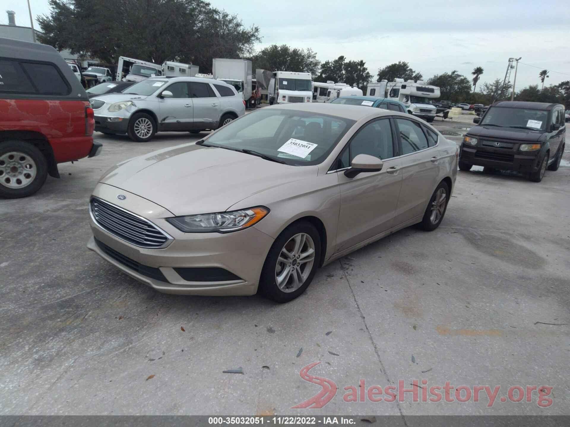 3FA6P0HDXJR174856 2018 FORD FUSION