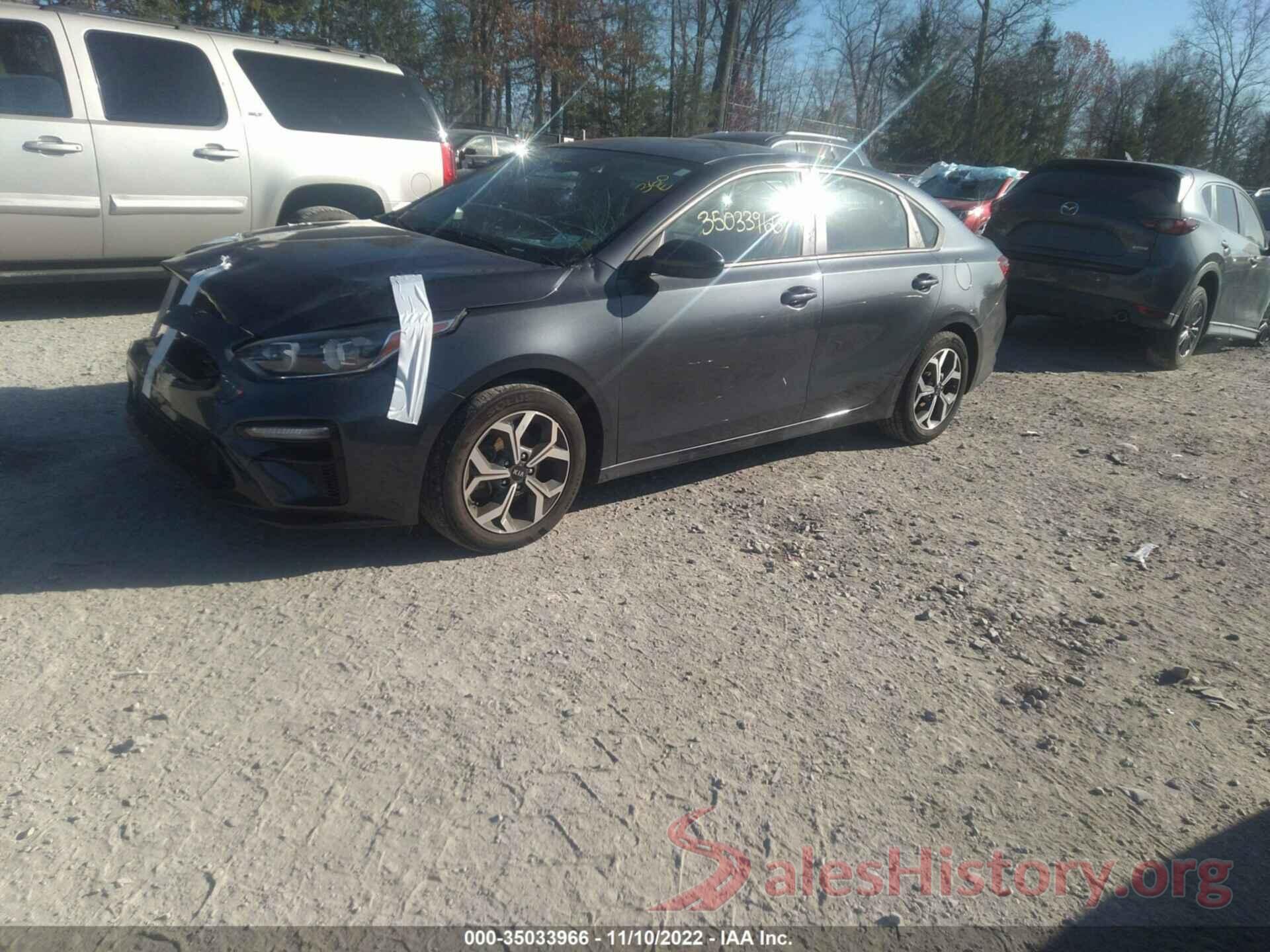 3KPF24AD8KE125268 2019 KIA FORTE