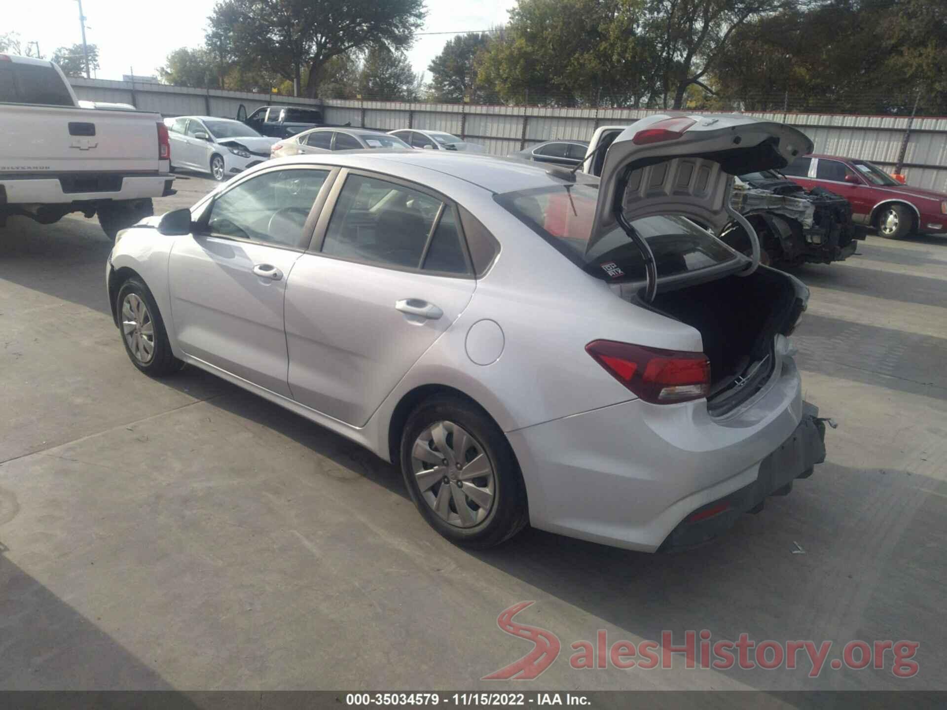 3KPA24AD8LE359504 2020 KIA RIO