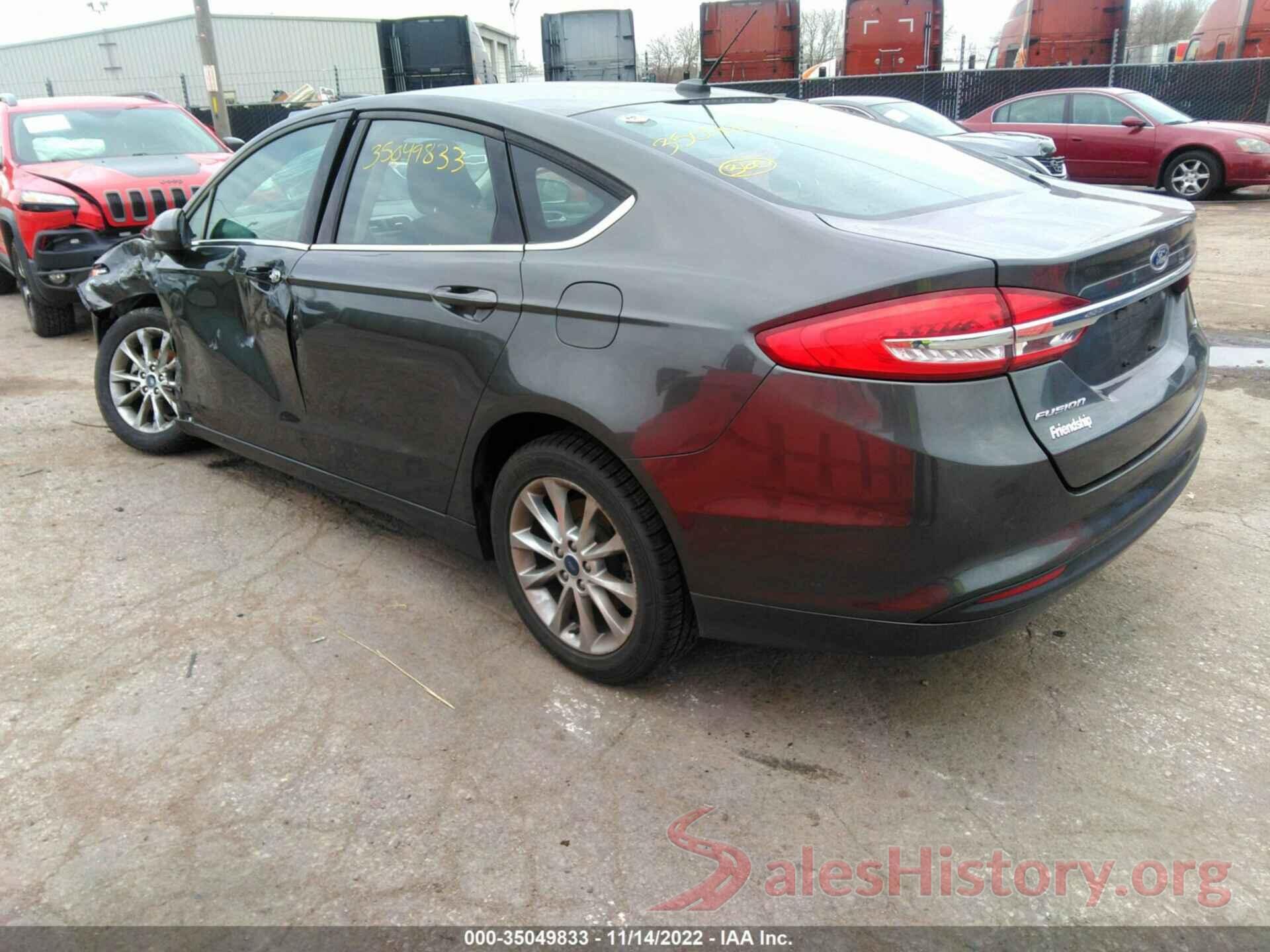 3FA6P0H7XHR392199 2017 FORD FUSION