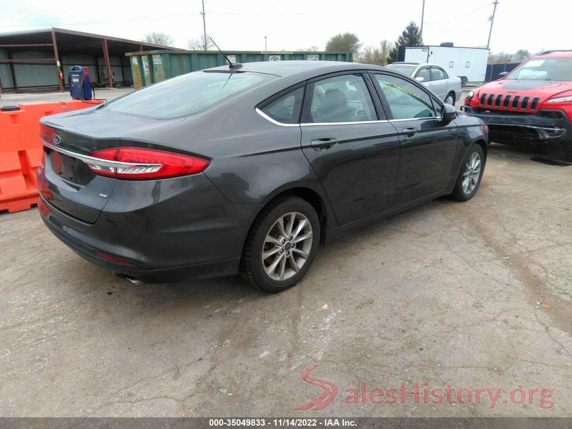 3FA6P0H7XHR392199 2017 FORD FUSION