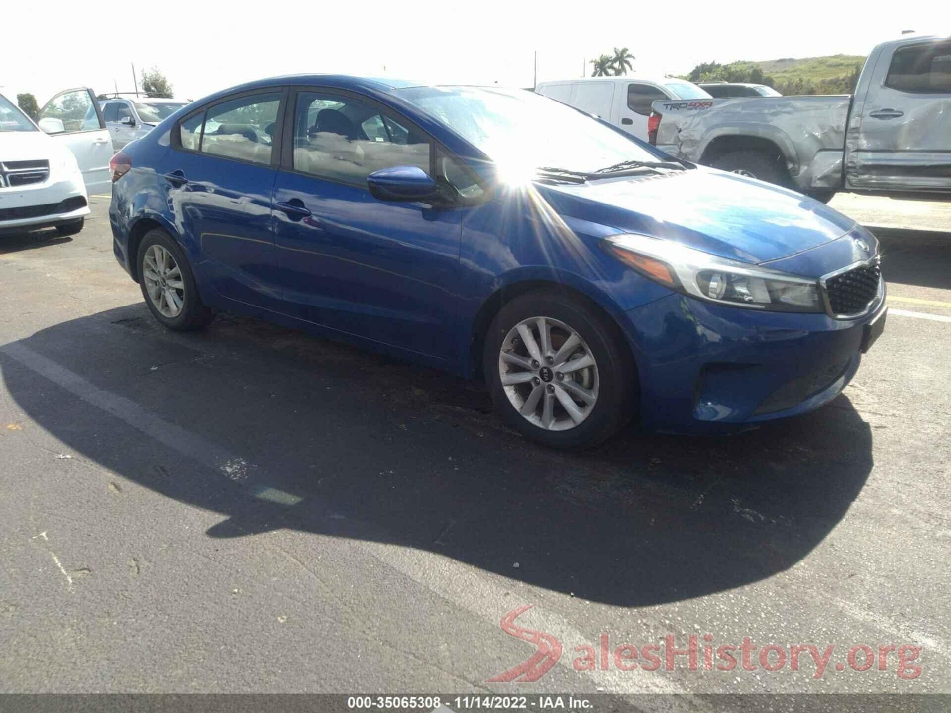 3KPFL4A79HE007830 2017 KIA FORTE