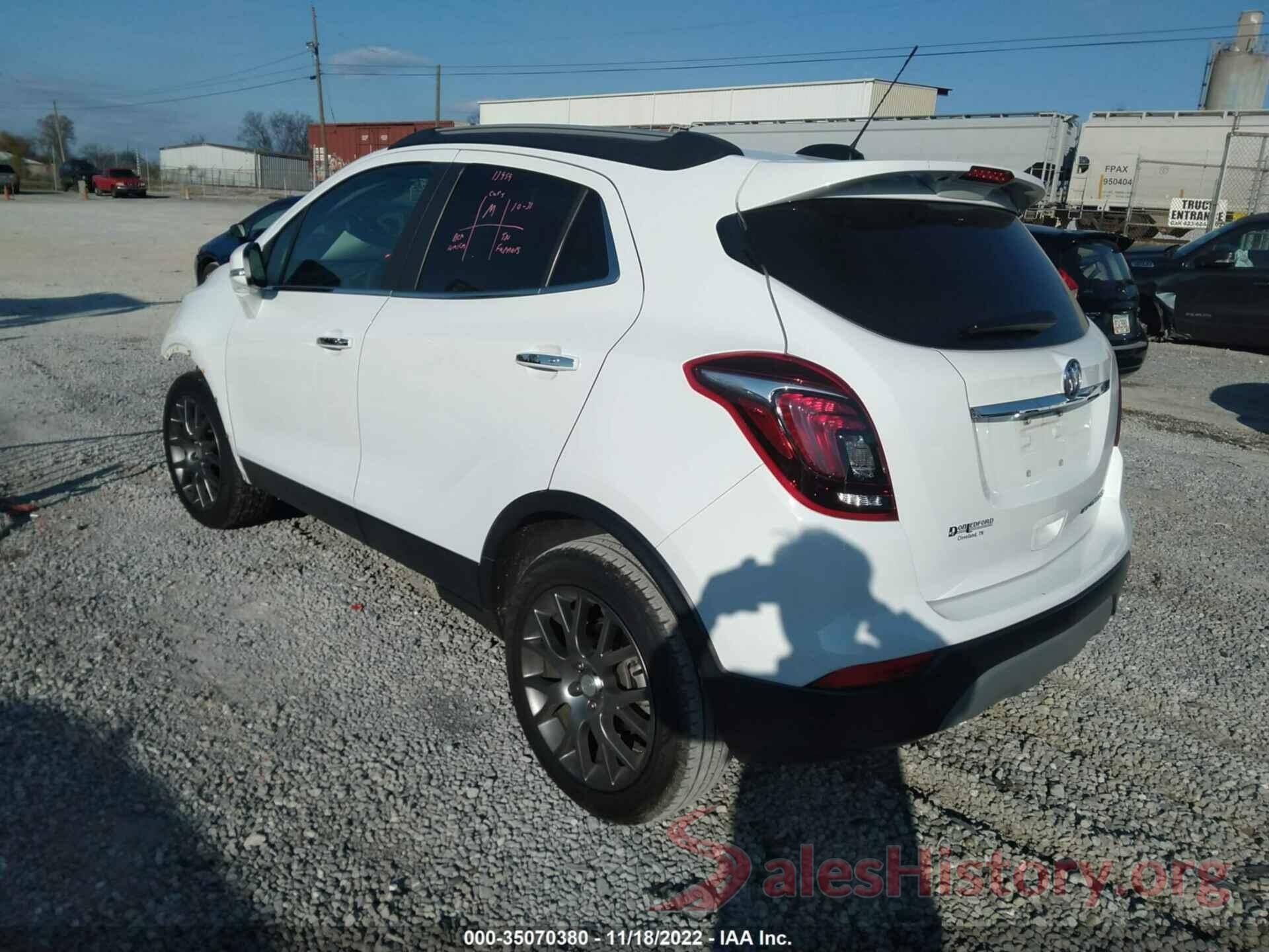 KL4CJ1SBXKB921982 2019 BUICK ENCORE