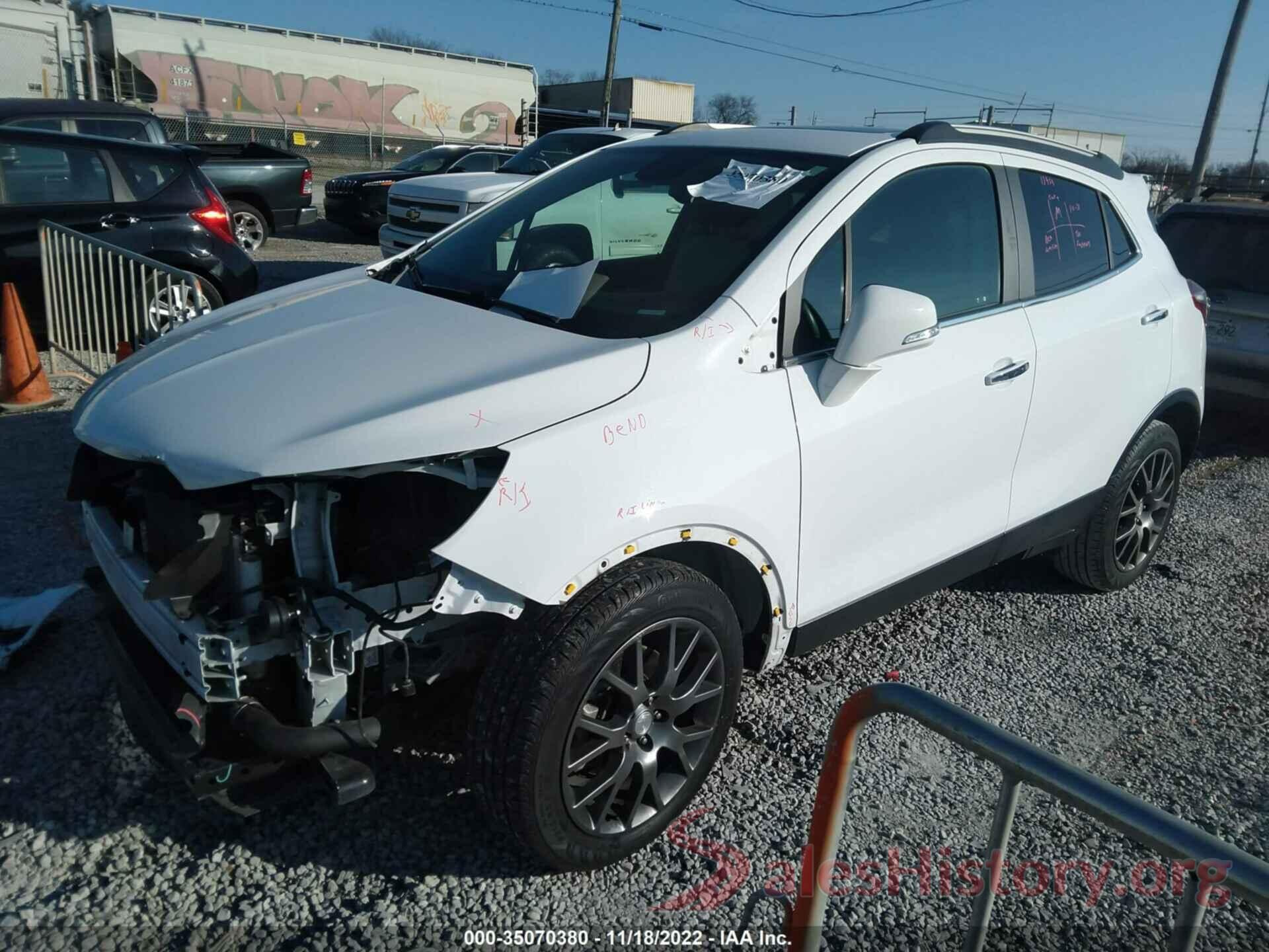 KL4CJ1SBXKB921982 2019 BUICK ENCORE